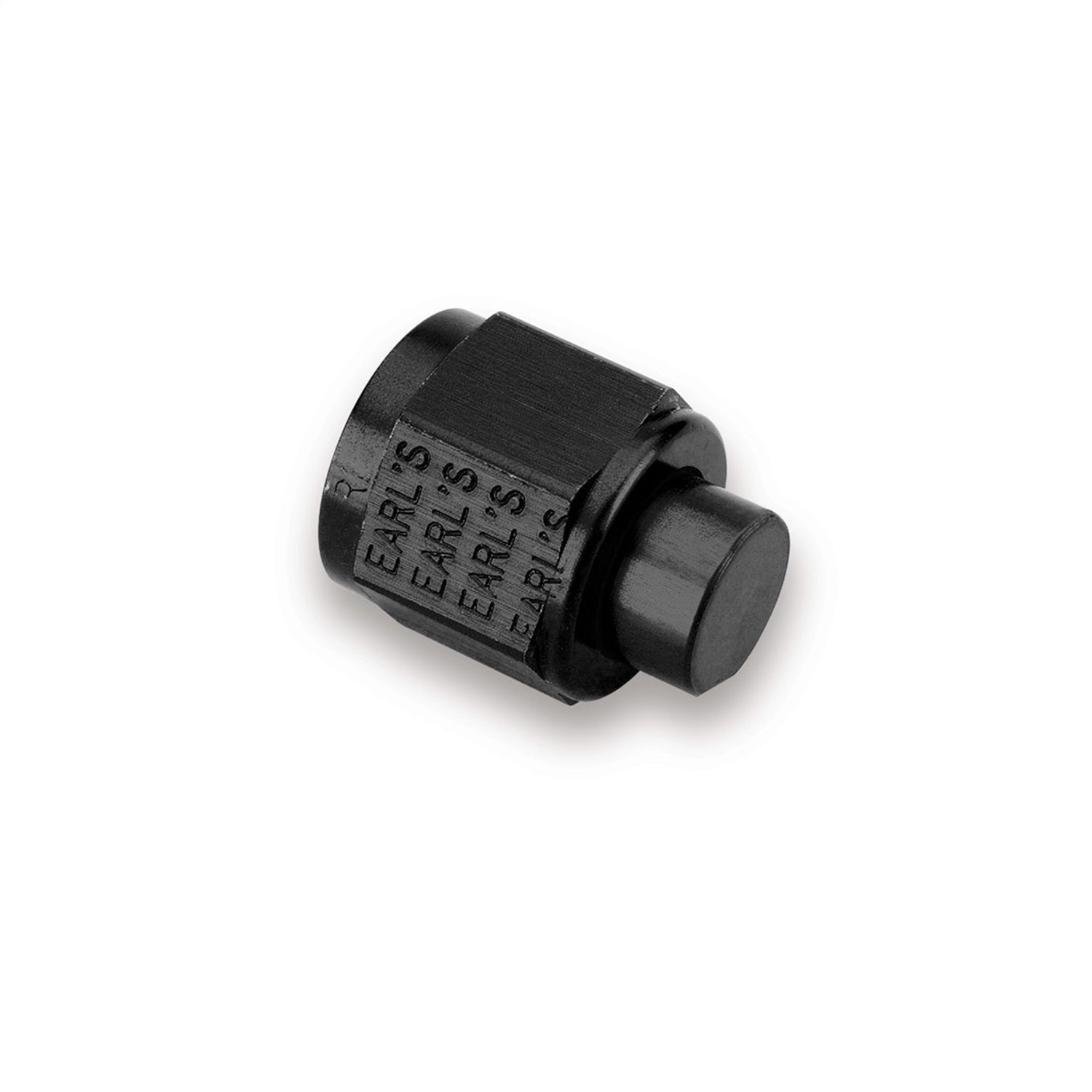 Earl's Performance AT992908ERL Aluminum AN Cap; Size: -8AN; Anodized Black; 1 pc.; Bagged Packaging; Earl's Performance AT992908ERL