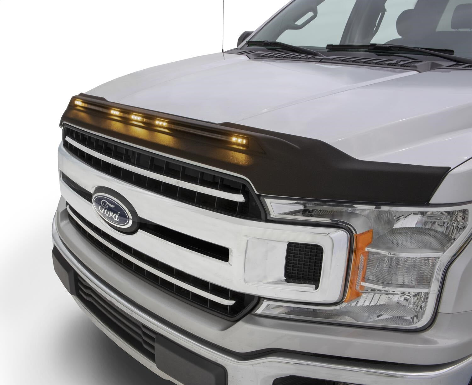 Auto Ventshade AVS 753096 Aeroskin LightShield™ Hood Protector; Black; Low Profile; Auto Ventshade AVS 753096