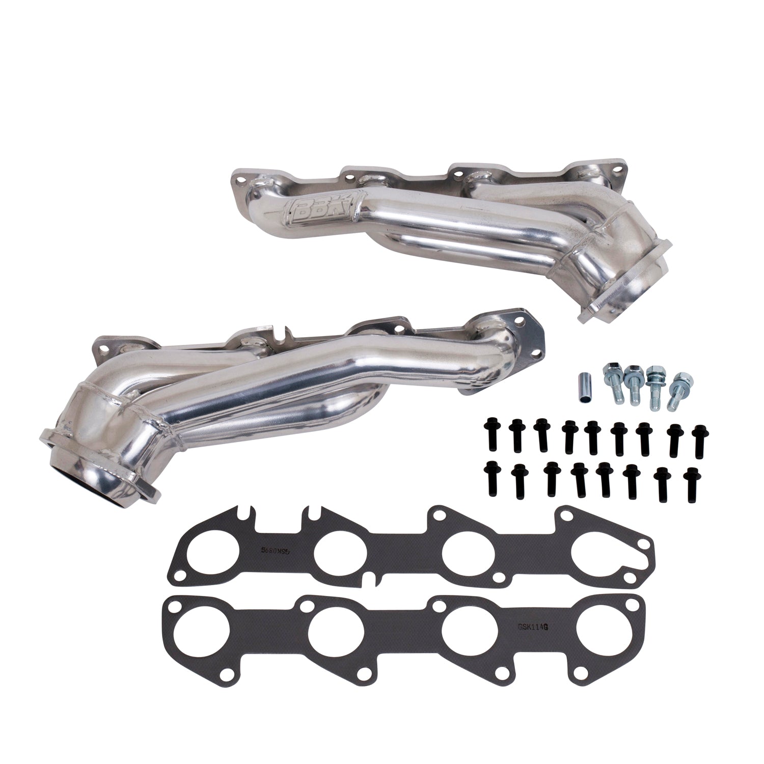 BBK Performance Parts 40120 2005-08 DODGE 5.7L CHALL CHARGER 1-3/4 SHORTY HEADERS (POLISHED SILVER CERAMIC) BBK Performance Parts 40120