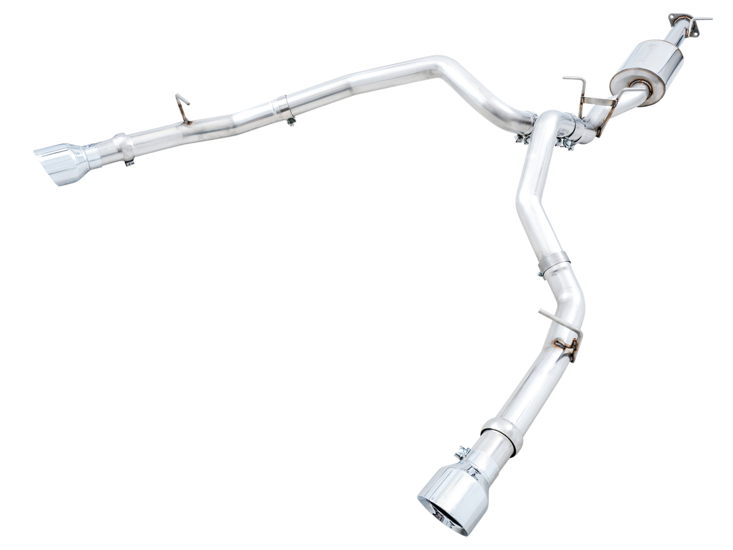 AWE Tuning 3015-32005 AWE 0FG Dual Rear Exit Catback for 5th Gen RAM 1500 5.7L (w/ bumper cutouts) AWE Tuning 3015-32005