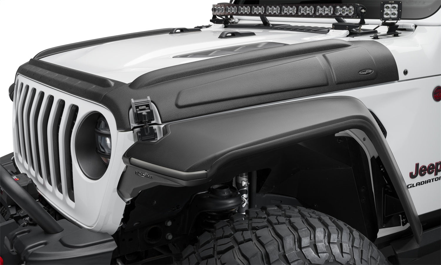 Bushwacker 14131 TrailArmor™ Hood Guard; Black; Bushwacker 14131