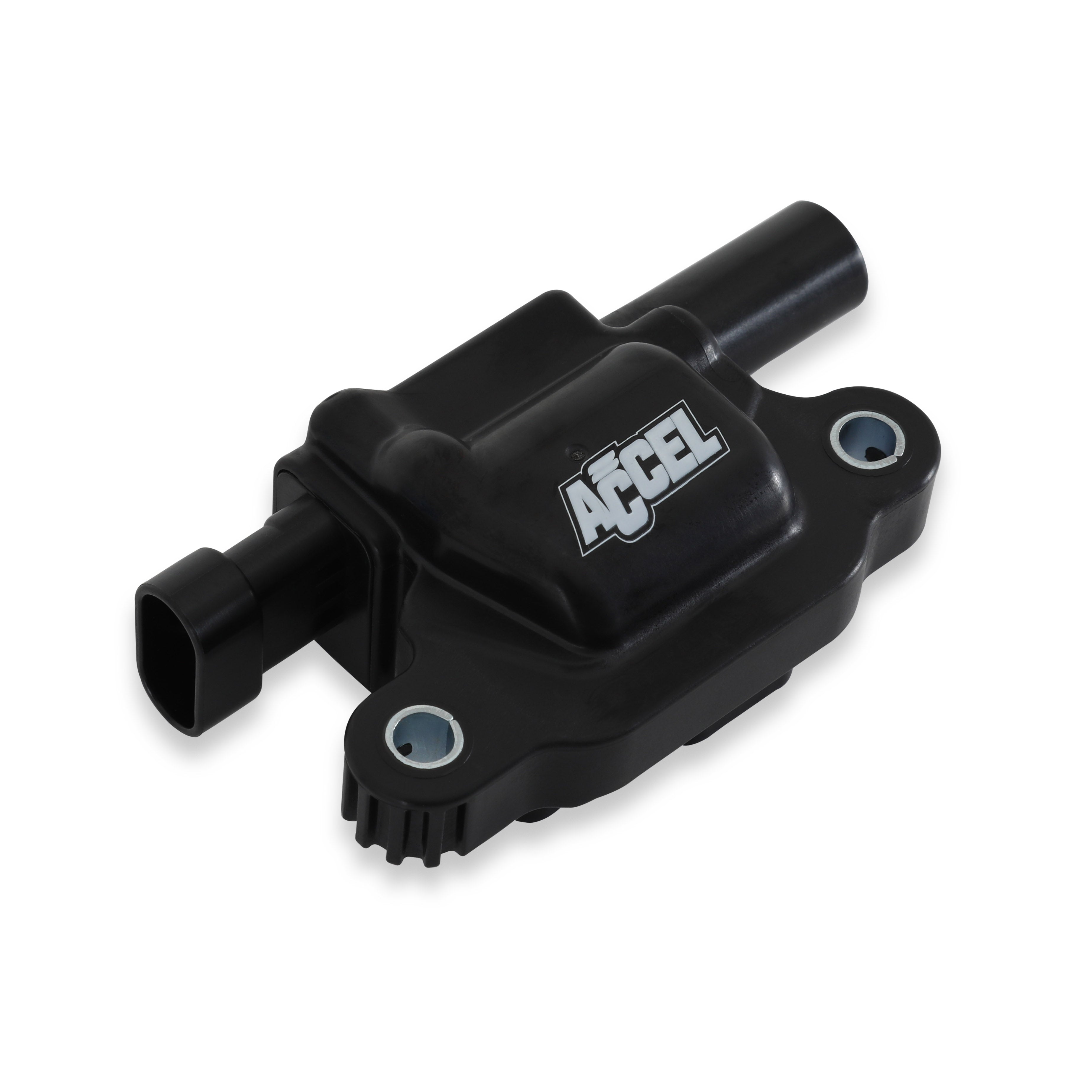 ACCEL 140081-8 Direct Ignition Coil Set; OEM Replacement; Square Coil; Black; Set Of 8; ACCEL 140081-8