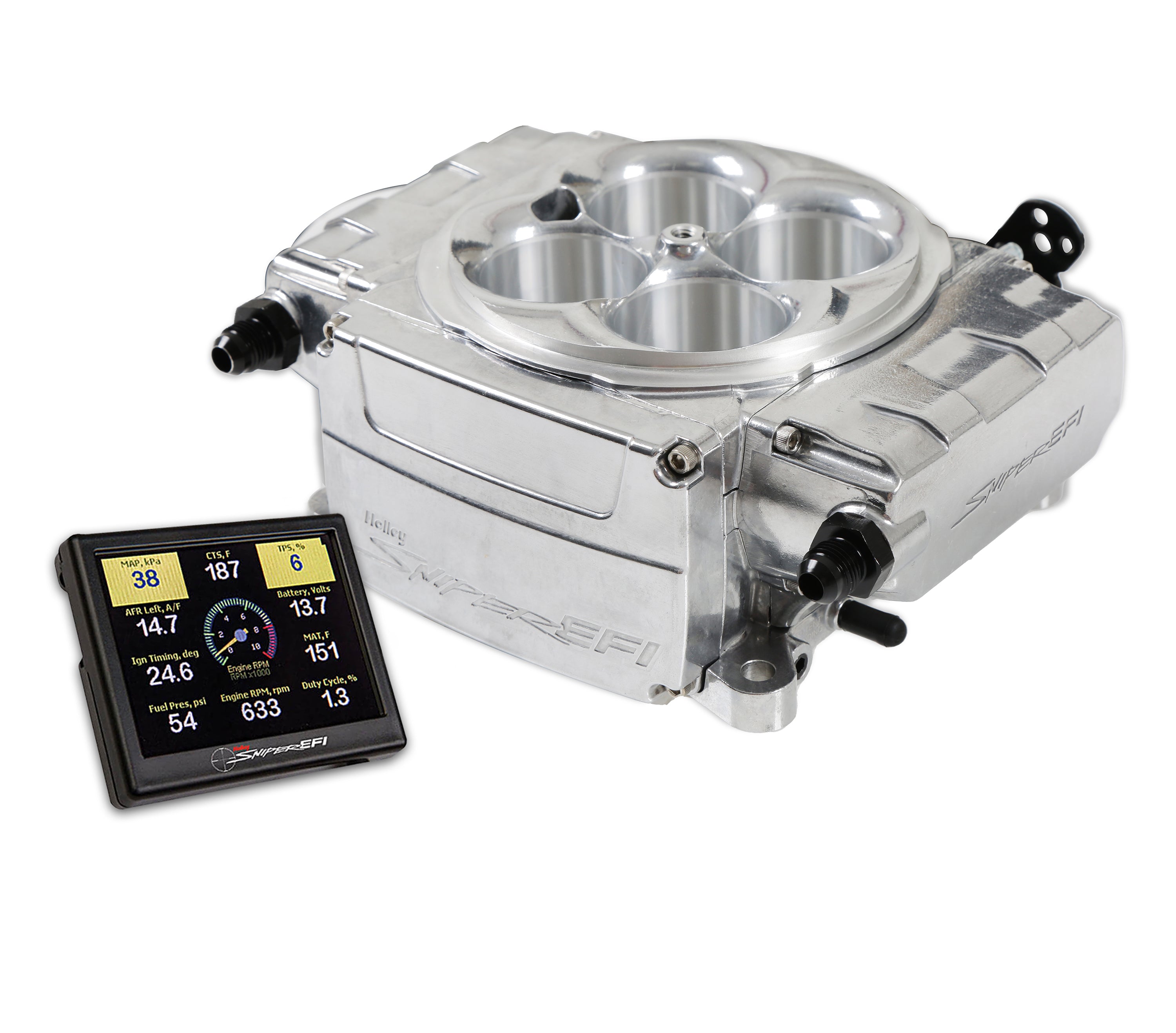Holley Sniper EFI 550-510-3XX Holley Sniper 2 EFI - Polished Holley Sniper EFI 550-510-3XX