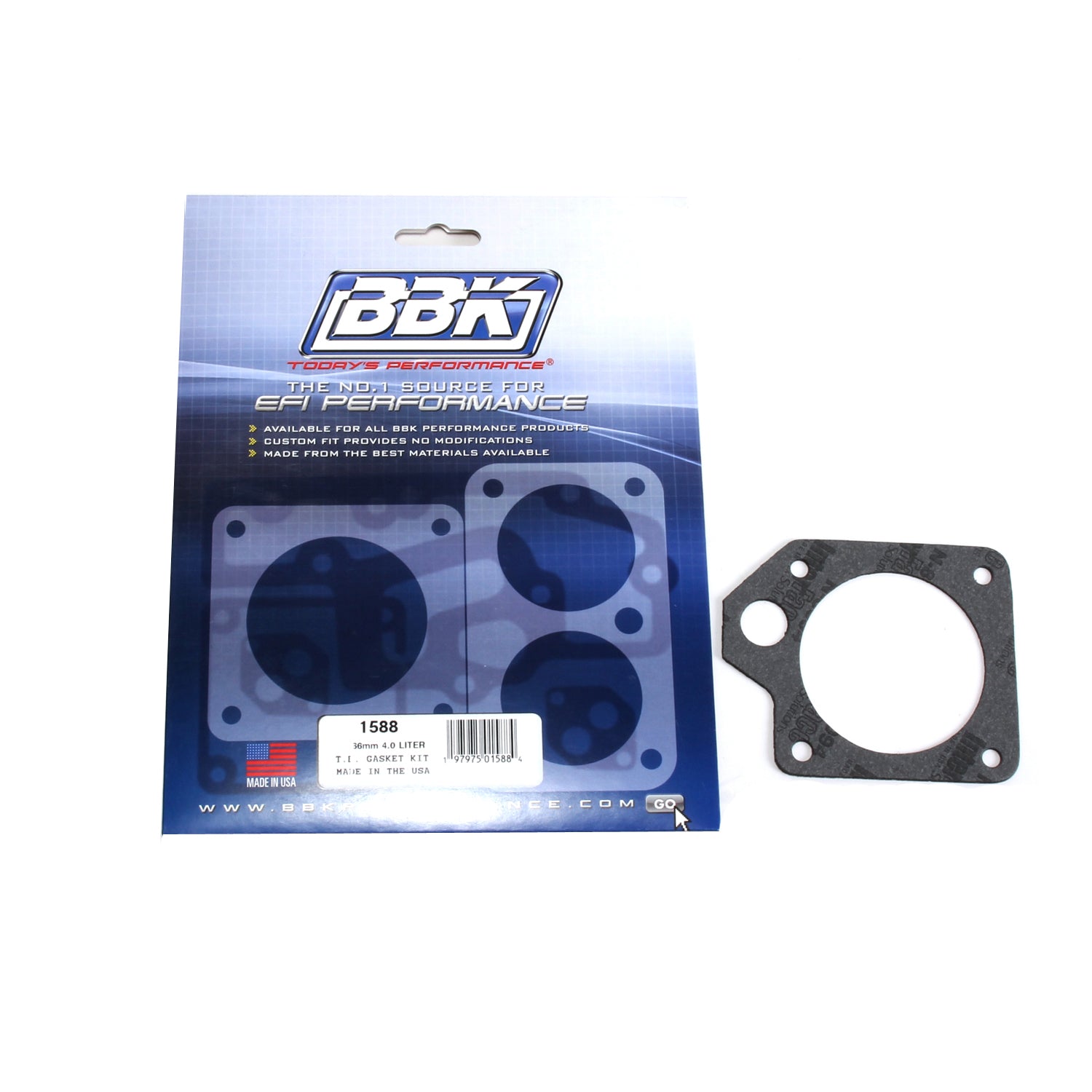 BBK Performance Parts 1588 Throttle Body Gasket Kit - 66mm 4.0L BBK Performance Parts 1588