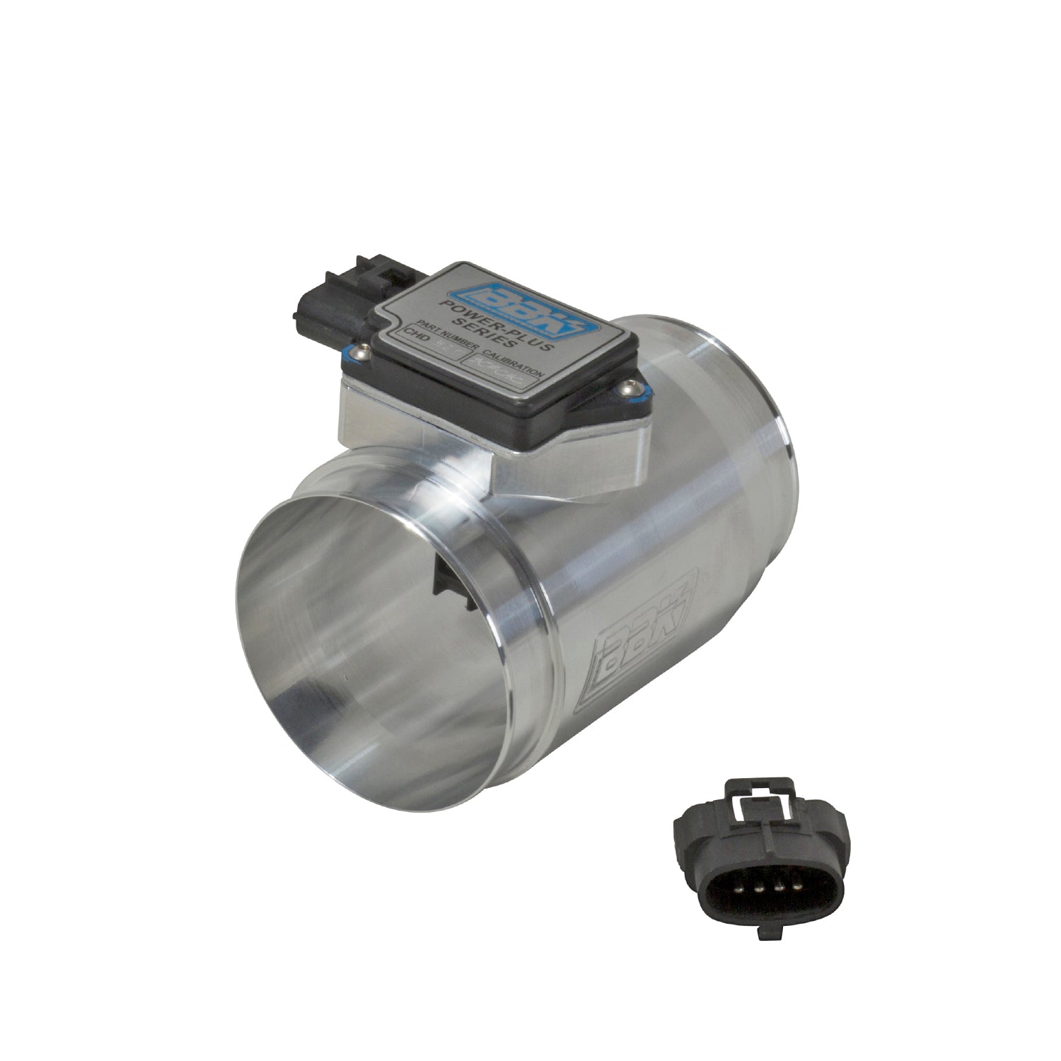 BBK Performance Parts 80055 1986-1993 MUSTANG 5.0 76MM CNC BILLET ALUMINUM MASS AIR METER 30LB CAC BBK Performance Parts 80055