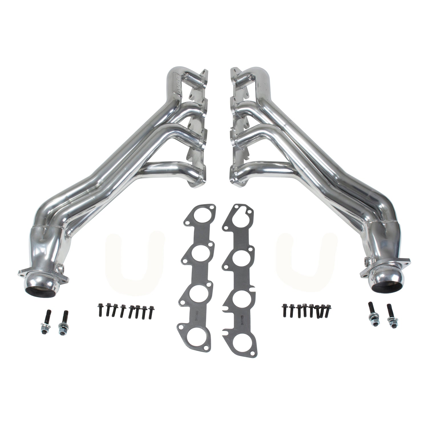 BBK Performance Parts 16470 2005-08 DODGE 5.7 CHALL/ CHAR 300 HEMI LONG TUBES (POLISHED SILVER CERAMIC) BBK Performance Parts 16470