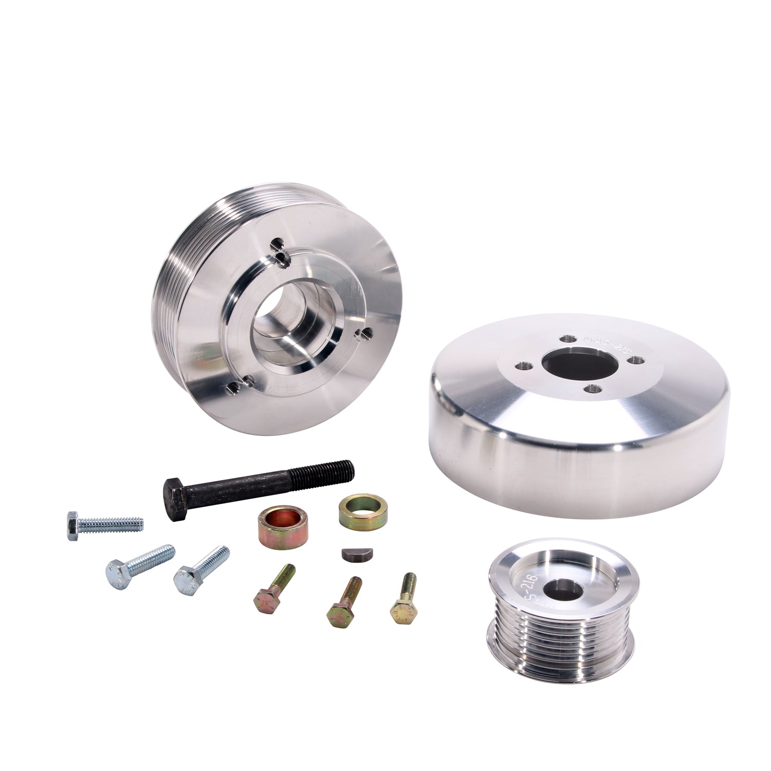 BBK Performance Parts 15550 3pc. Aluminum Pulley Kit - 97-03 Ford 4.6/5.4L BBK Performance Parts 15550