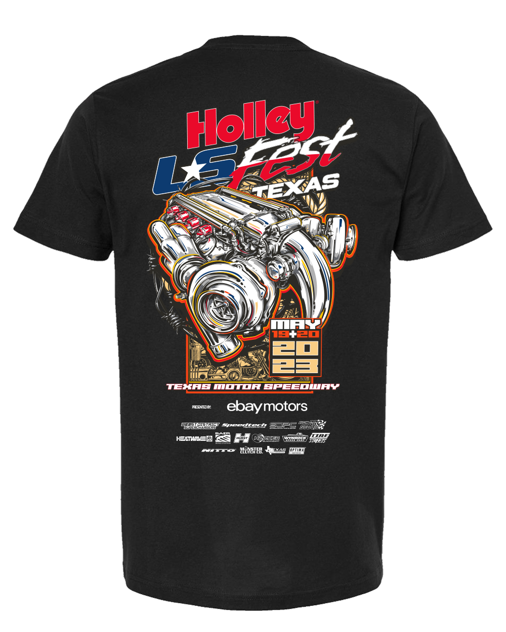 Holley 10448-SMHOL 2023 LS Fest TX Main Event Tee