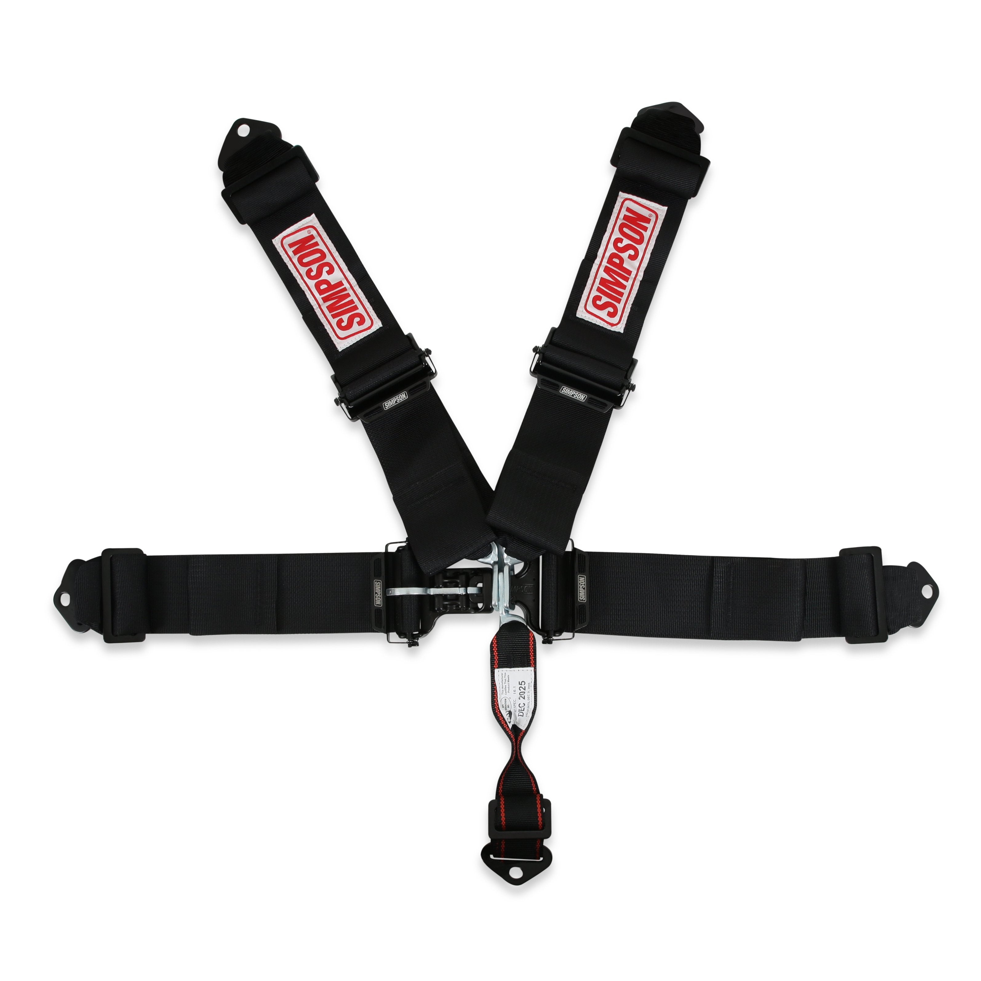 Simpson Safety 13LD5WB Simpson Latch & Link Harness 3" Double Pull down SFI 16.1 Simpson Safety 13LD5WB