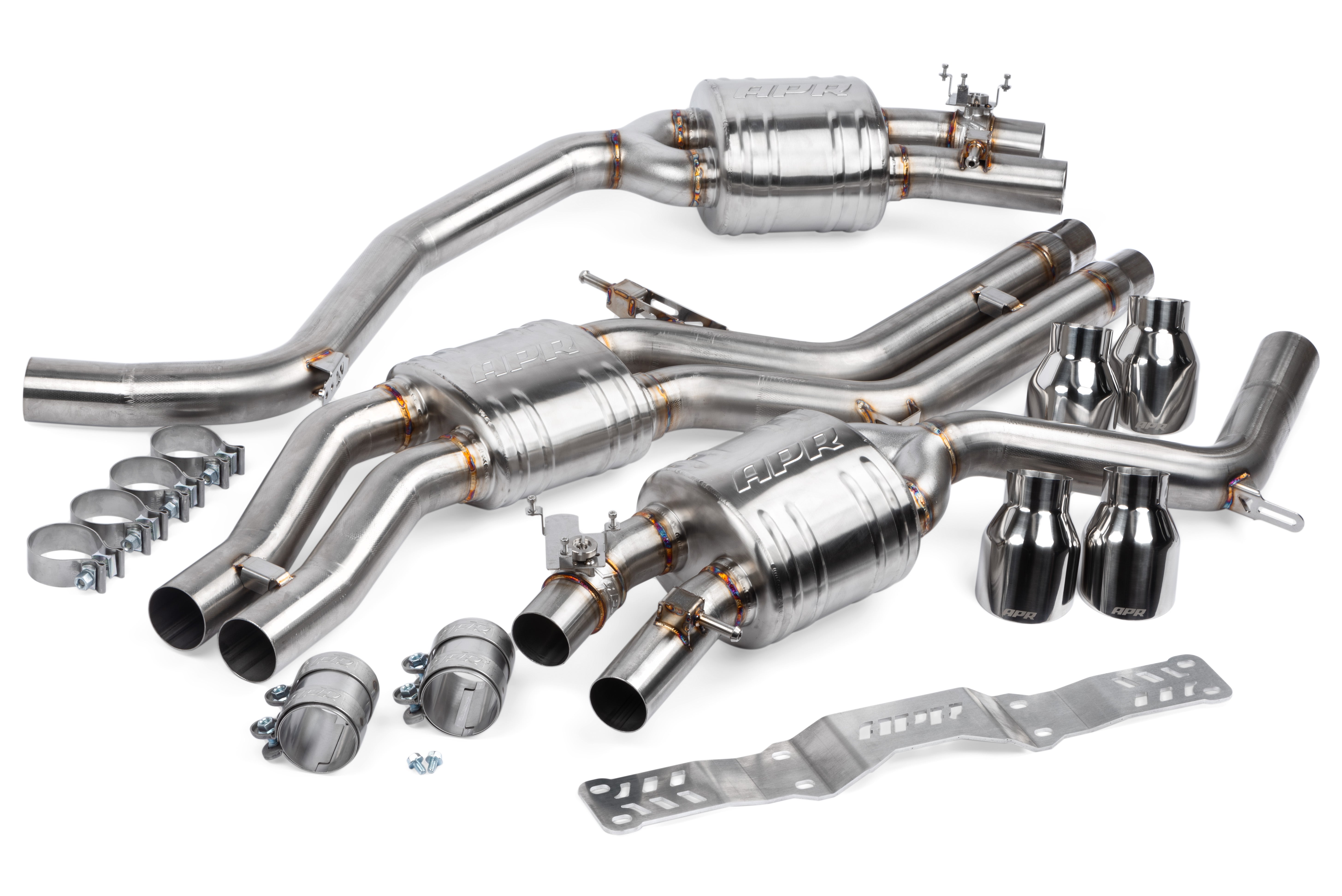 APR CBK0011 Fits 2013-2018 Audi S6 and S7 - w/ Center Muffler APR CBK0011