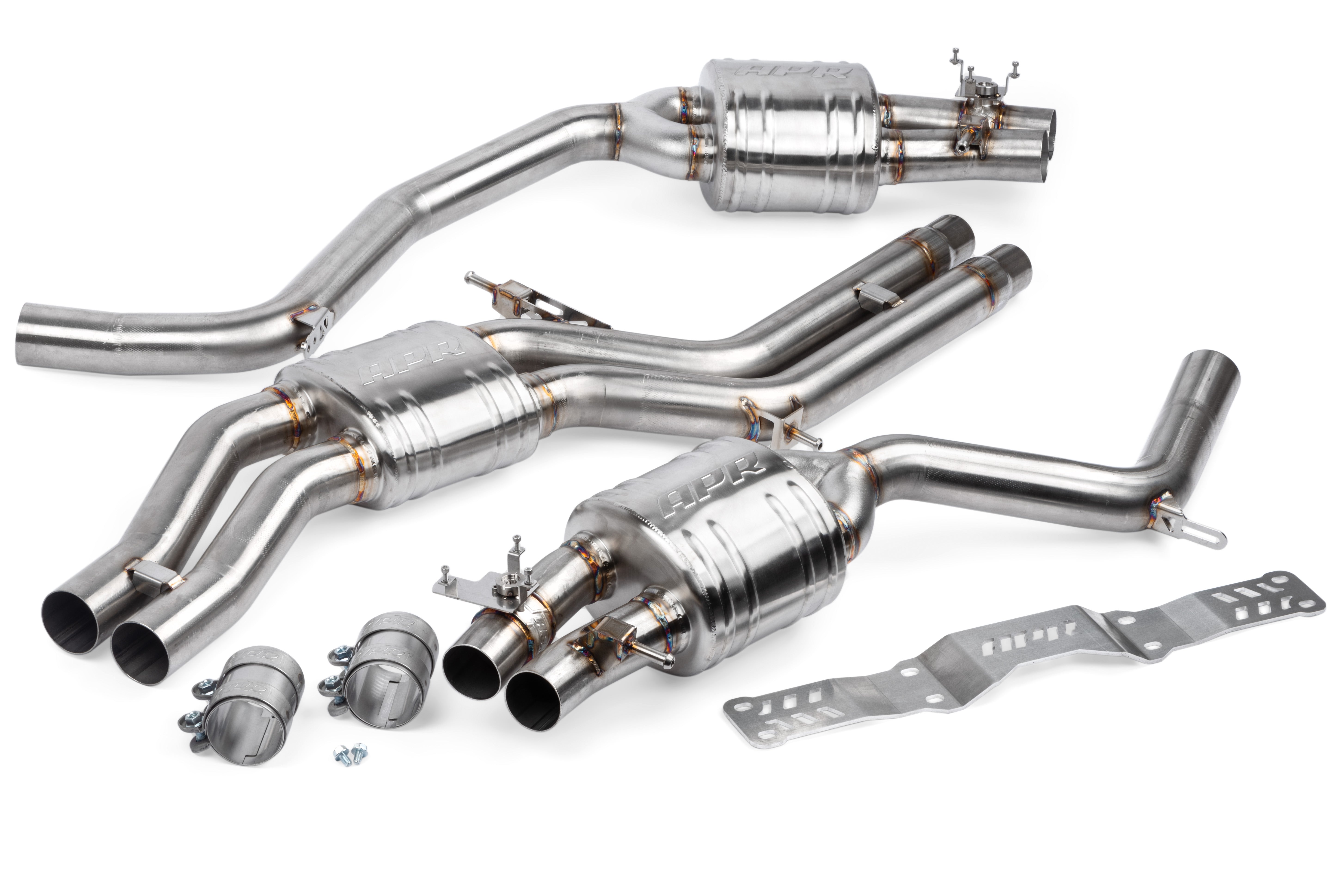 APR CBK0015 APR Catback Exhaust System (w/ Center Muffler) - RS6/RS7 (C7) APR CBK0015