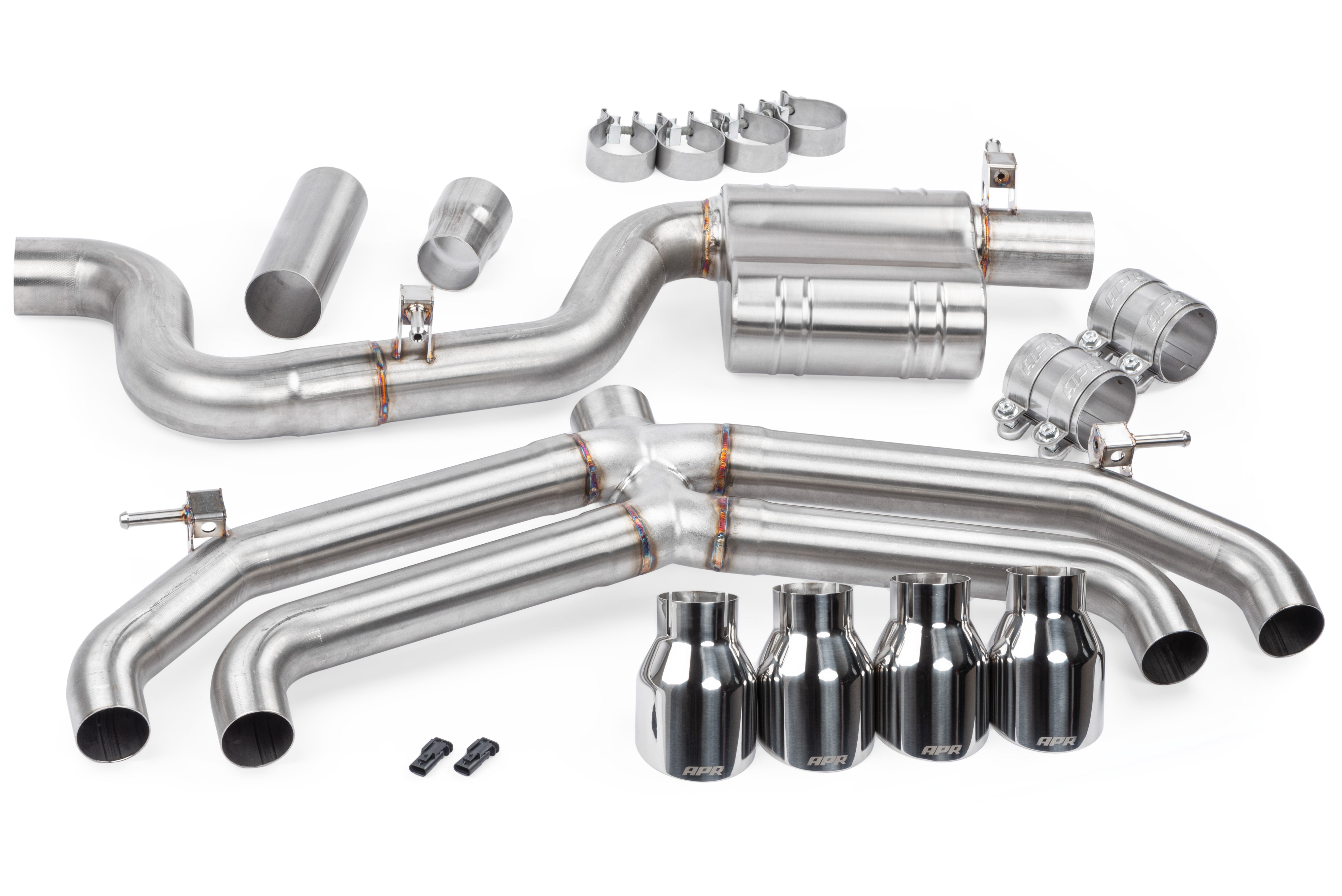 APR CBK0018 APR Catback Exhaust System (Valveless) - Golf R (MK7) APR CBK0018