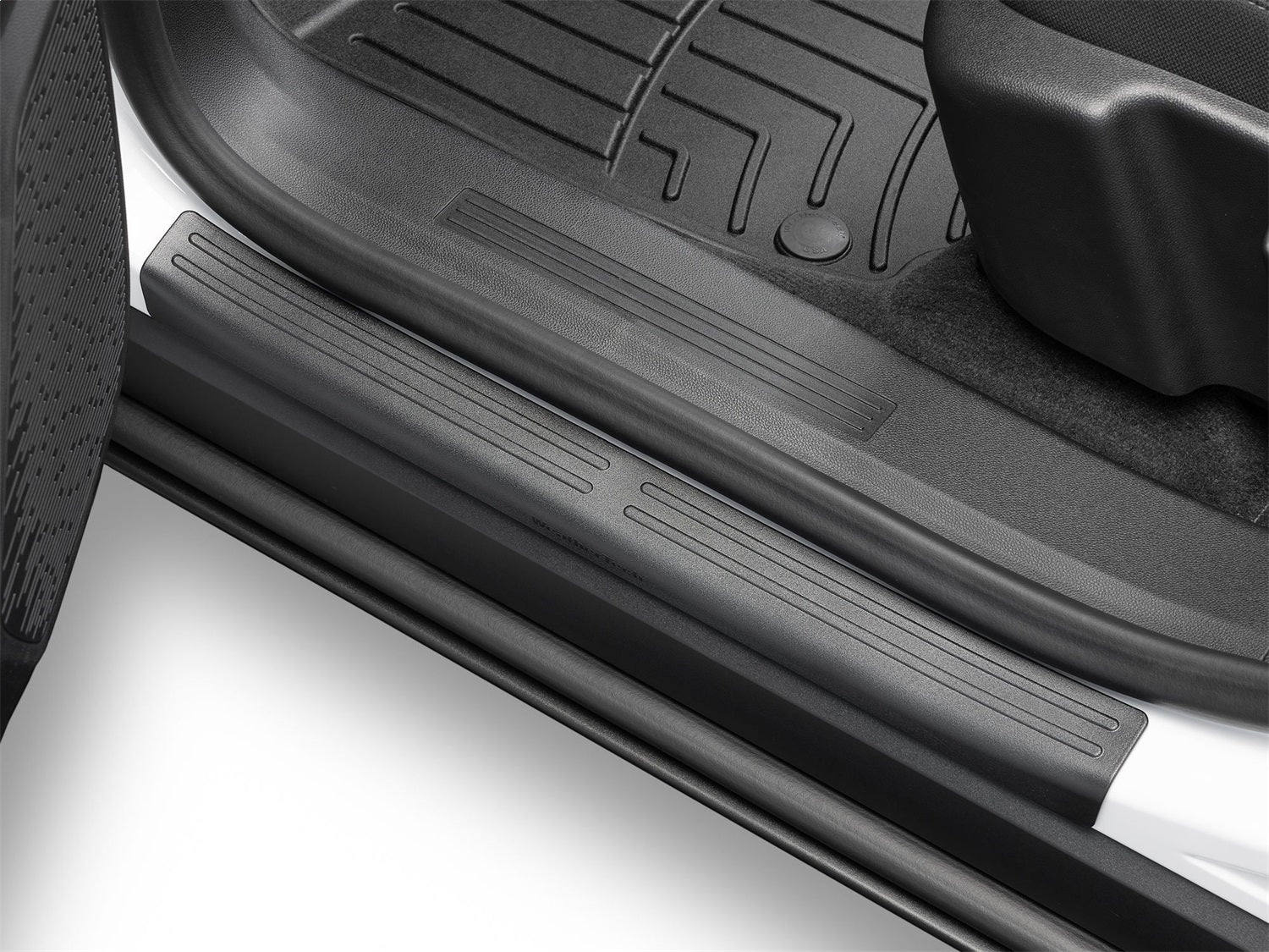 Weathertech ST080K1 Sill Protector; 4 Door Set; Black; Weathertech ST080K1