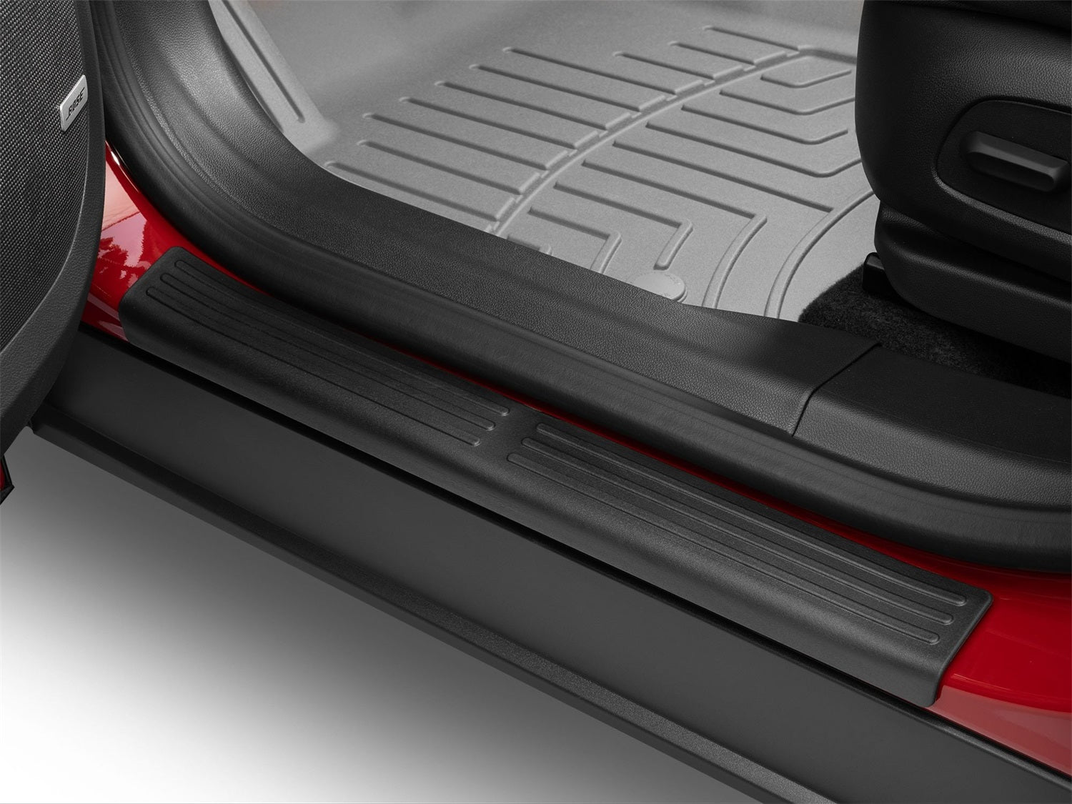 Weathertech ST043K1 Sill Protector; 4 Door Set; Black; Weathertech ST043K1
