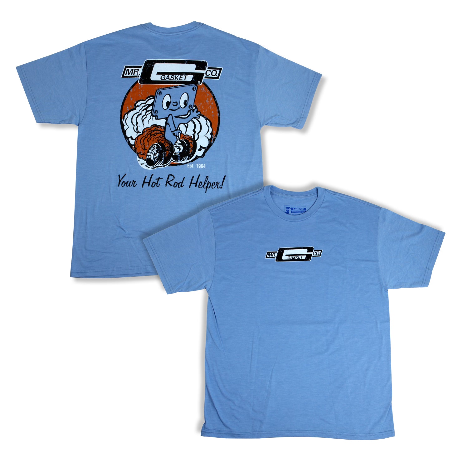 Small Youth Blue Corky Tee