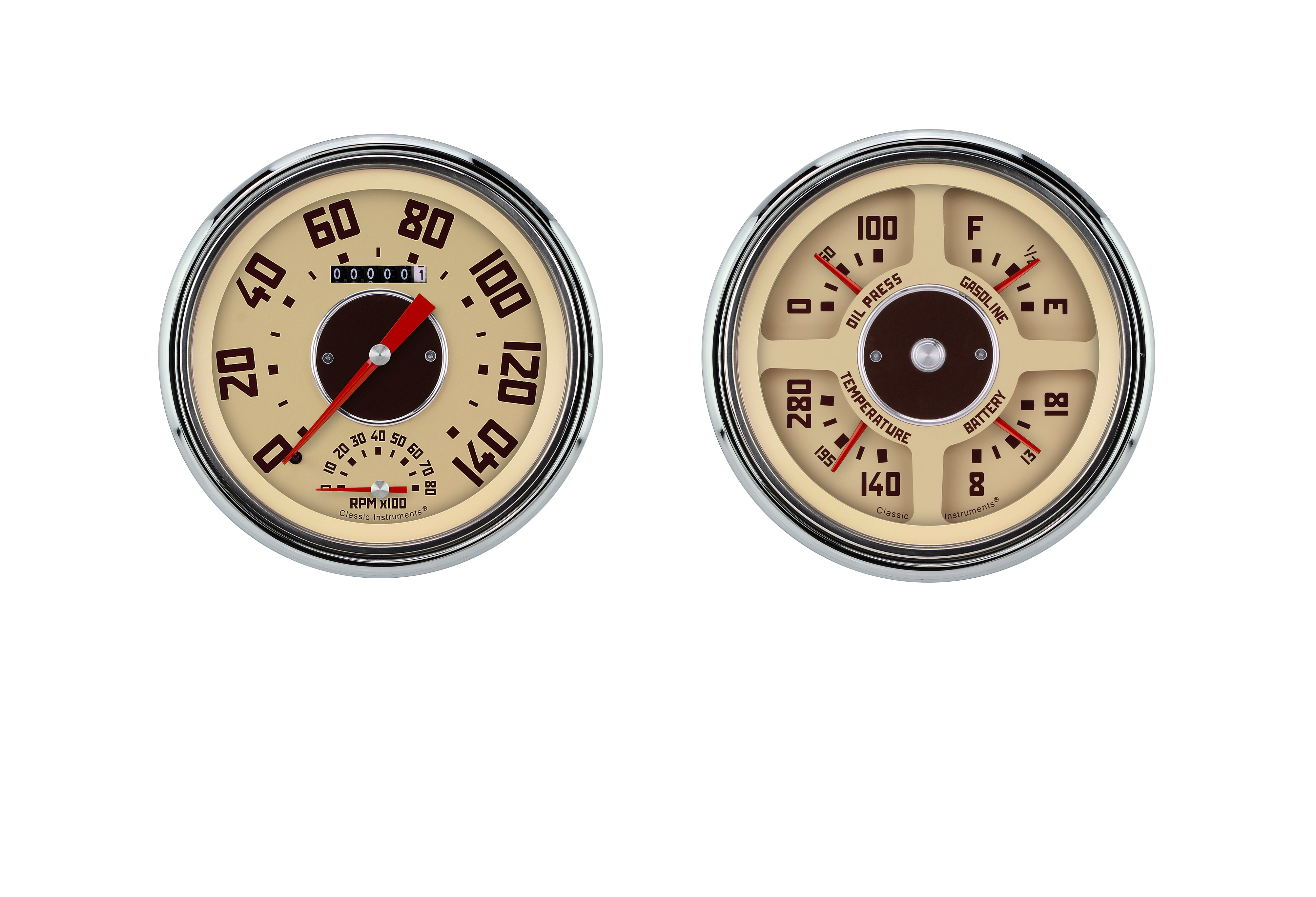 Classic Instruments CT47GM62 The Classic Truck Package for 1947-1953 GMC Trucks Classic Instruments CT47GM62