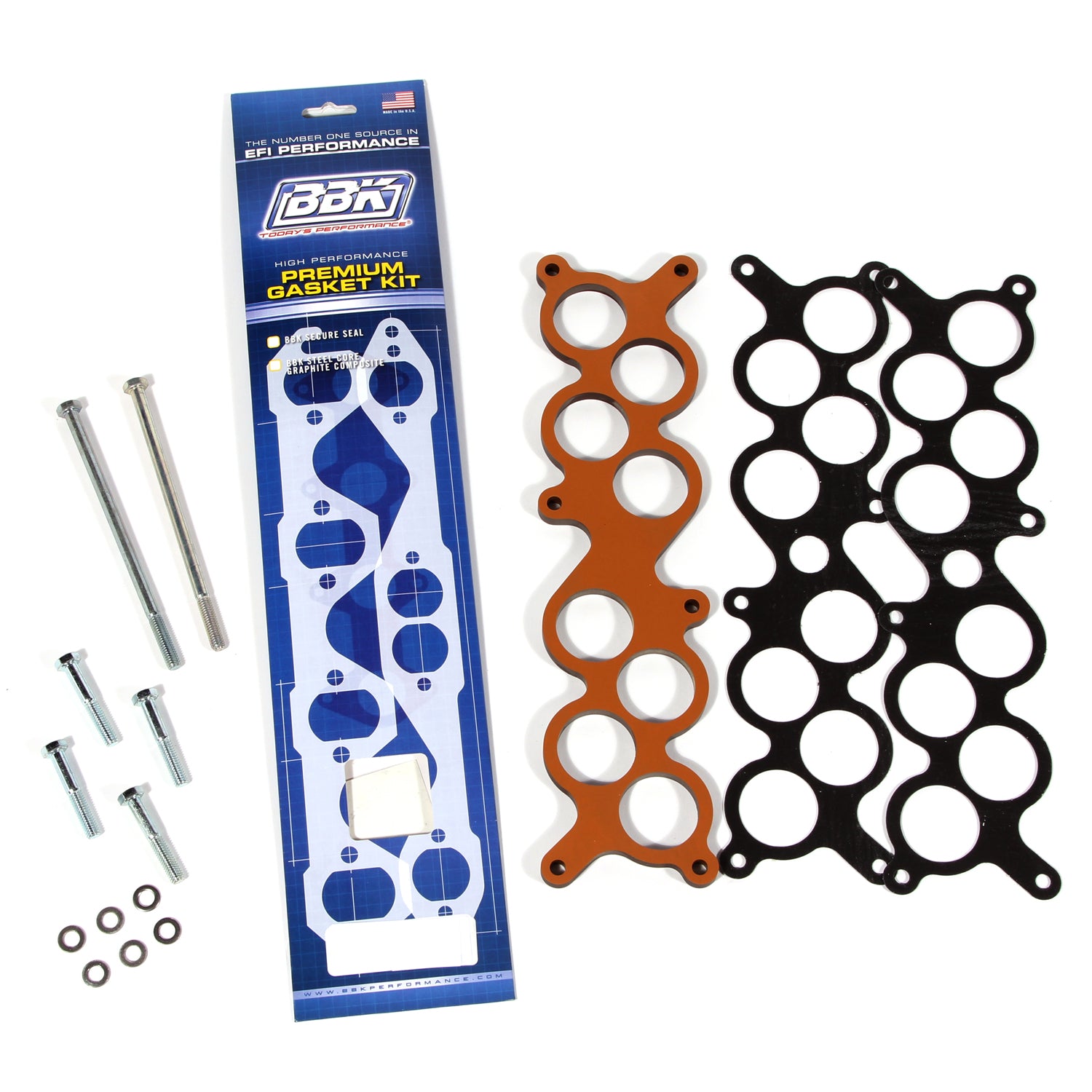 BBK Performance Parts 1506 1986-1993 FORD GT-40/COBRA INTAKE MANIFOLD 3/8 PHENOLIC SPACER KIT. BBK Performance Parts 1506