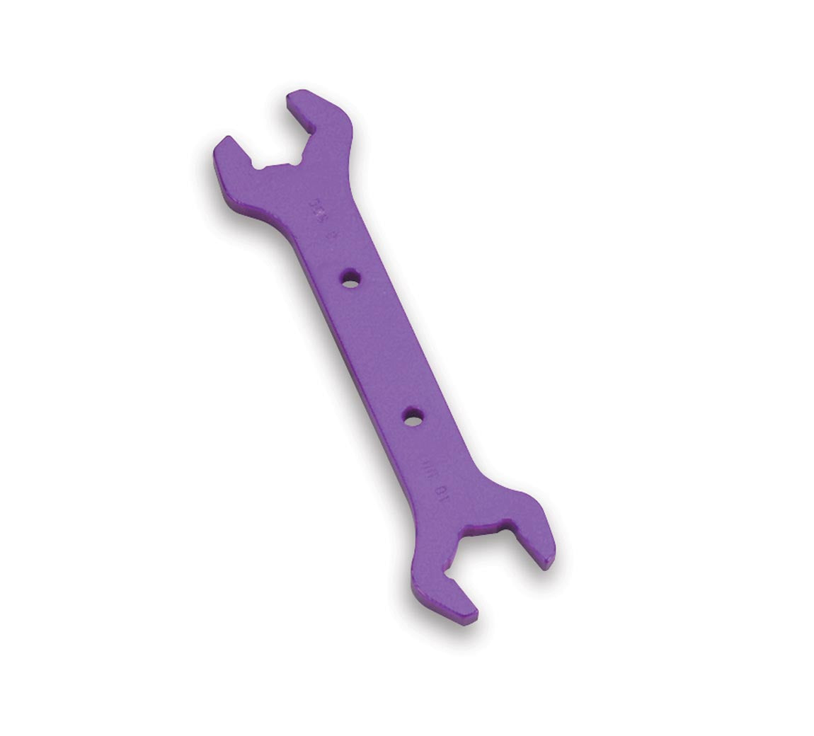 Double-Ended Hose End Wrench, Hex Size 1 x 7/8, 10 Nut-8 Socket, Purple