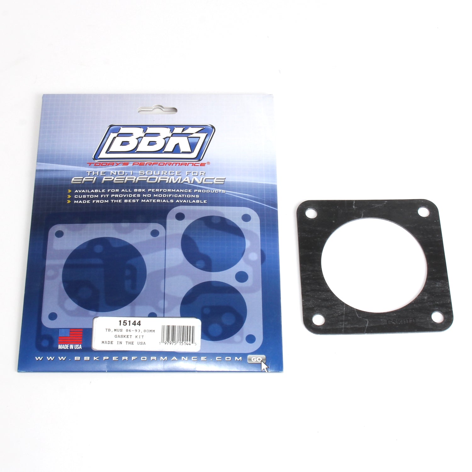 1986-1993 MUSTANG 5.0 80MM THROTTLE BODY GASKET KIT.