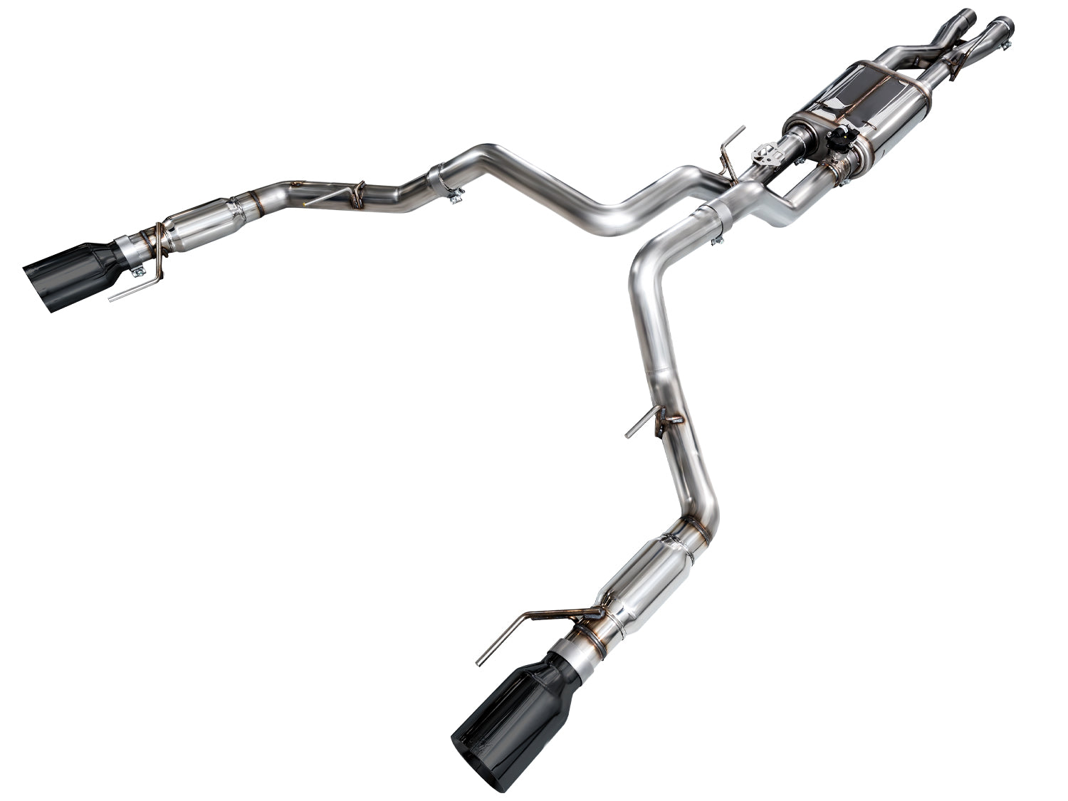 AWE Tuning 3025-33356 AWE SwitchPath™ Exhaust for Gen 3 Raptor - Diamond Black Tips AWE Tuning 3025-33356