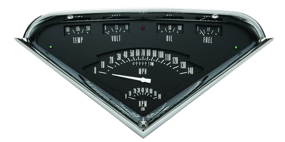 Classic Instruments TF01B Hot Rod Black Tach Force Package 1955-1959 Chevy Truck Classic Instruments TF01B