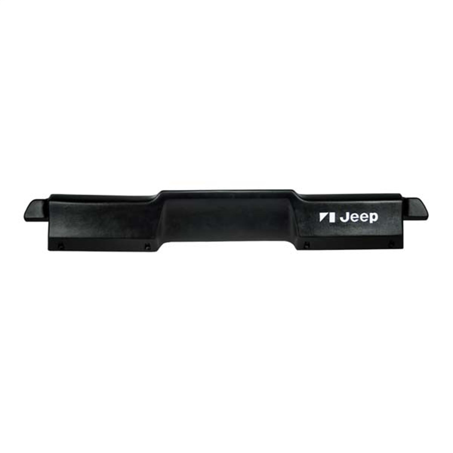 Omix DMC-5760458 Dashpad; Jeep® Marked; Black; Omix DMC-5760458