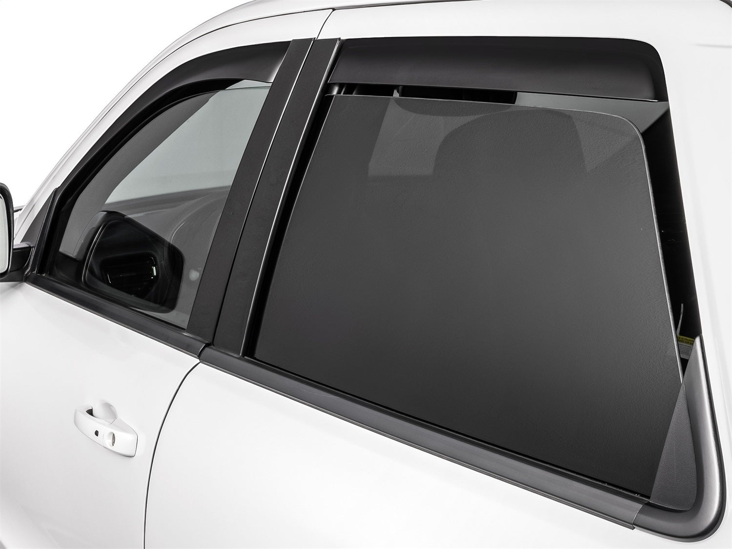 Weathertech 82696IM Side Window Deflector Set; Front And Rear; Dark Tint; Weathertech 82696IM