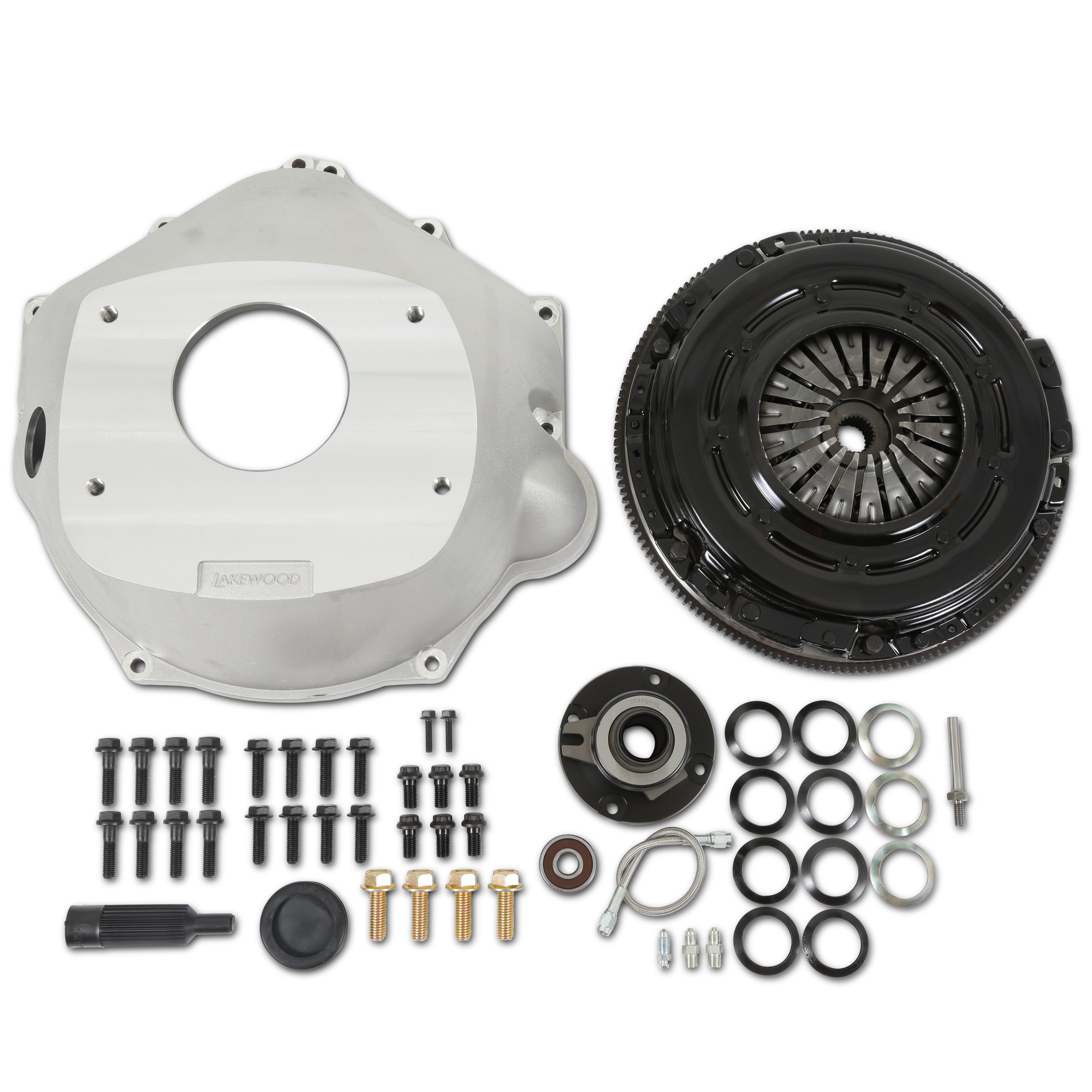 Holley Complete Transmission Installation Kit - 6-Bolt LS Engine to TKX / TKO