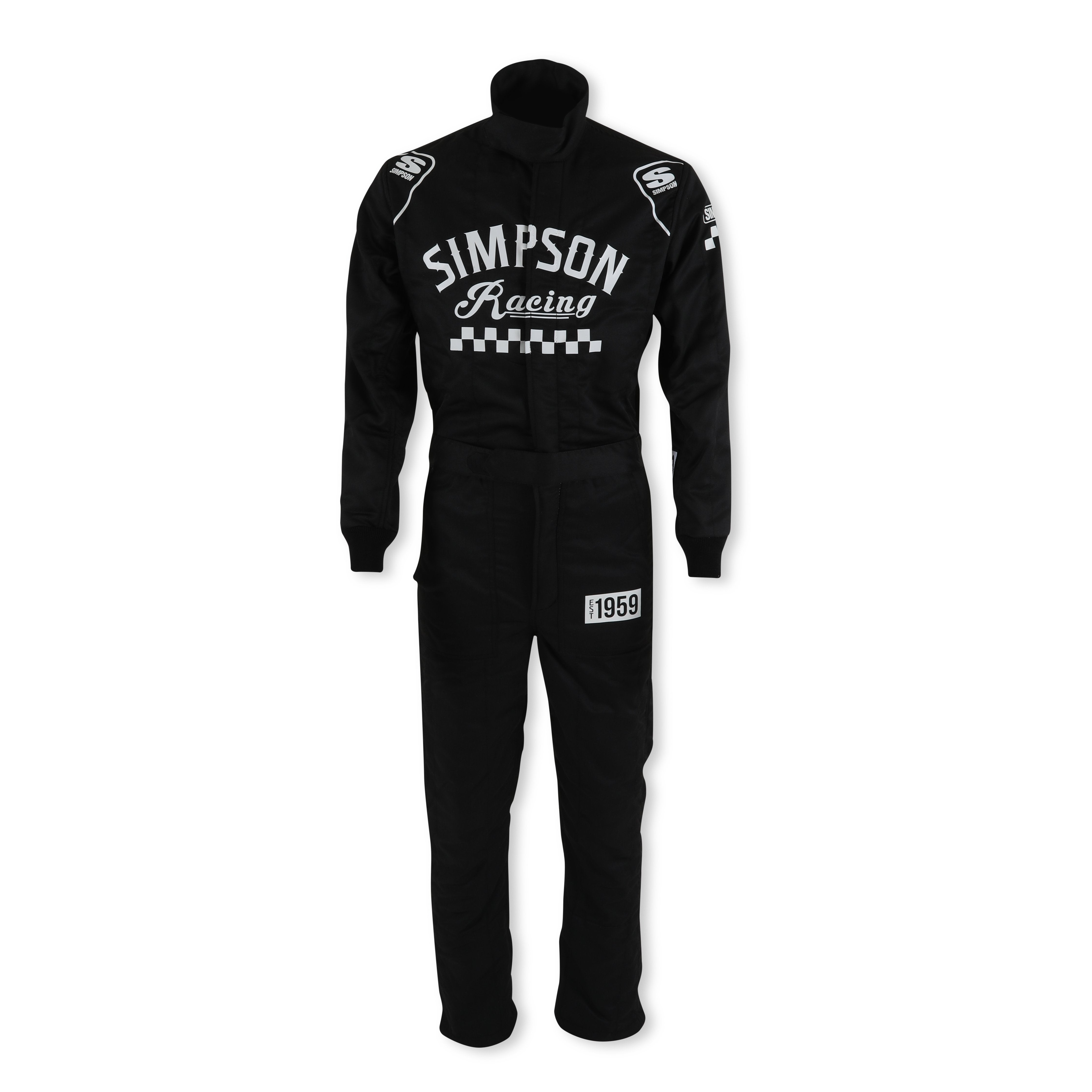Simpson Safety CK02121 Small - CheckersClassic 2 Layer Racing Suit Simpson Safety CK02121