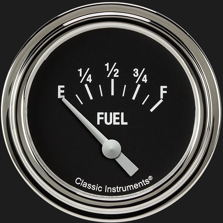 Classic Instruments HR212SLF Hot Rod 2 5/8" Fuel Gauge Classic Instruments HR212SLF