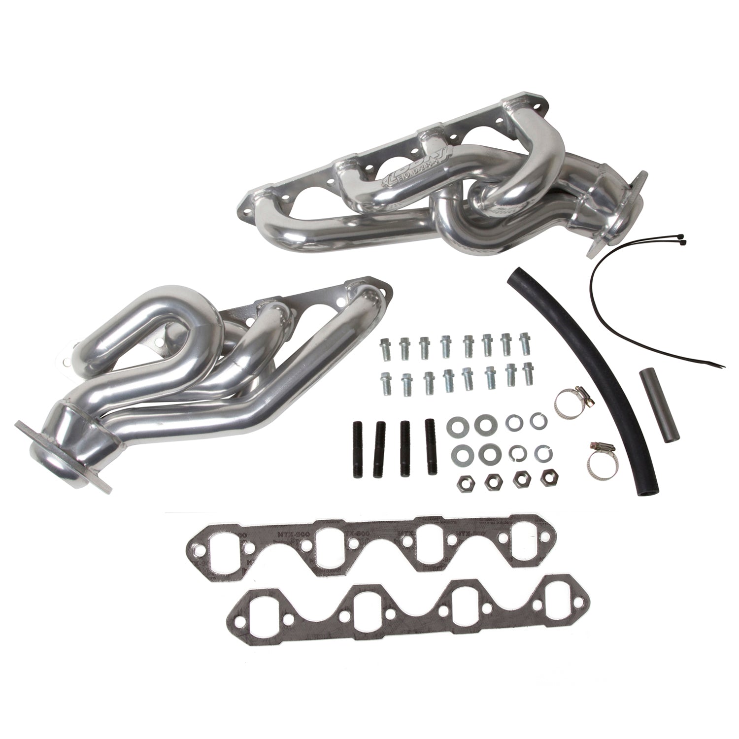 BBK Performance Parts 15120 1986-93 MUSTANG 5.0 1-5/8 SHORTY EQUAL LENGTH HEADERS (POLISHED SILVER CERAMIC) BBK Performance Parts 15120