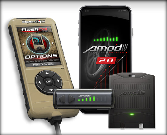 Superchips Flashcal and Amp'd 2.0 Kit