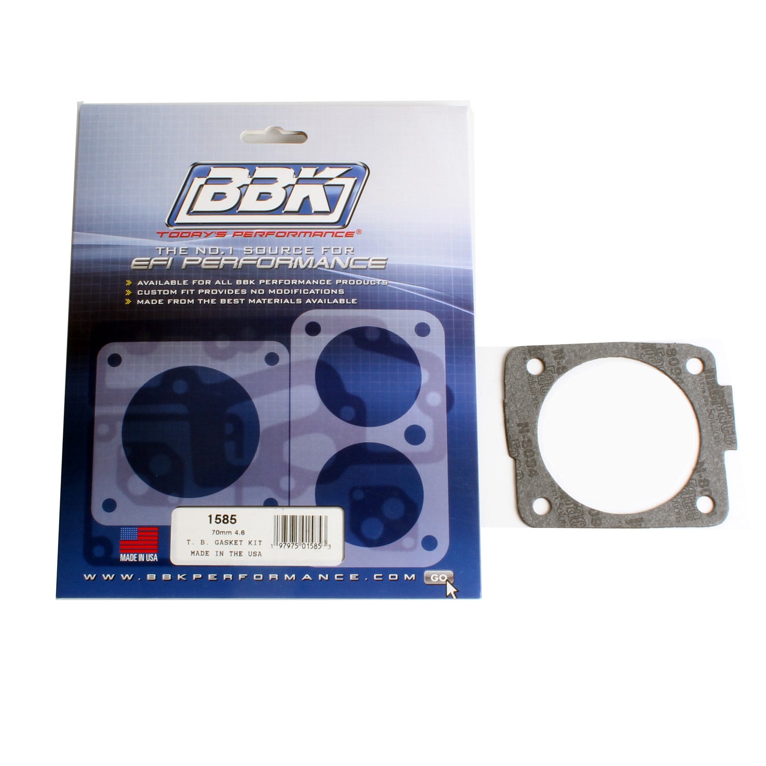 BBK Performance Parts 1585 Throttle Body Gasket Kit - 70mm Ford 4.6L BBK Performance Parts 1585