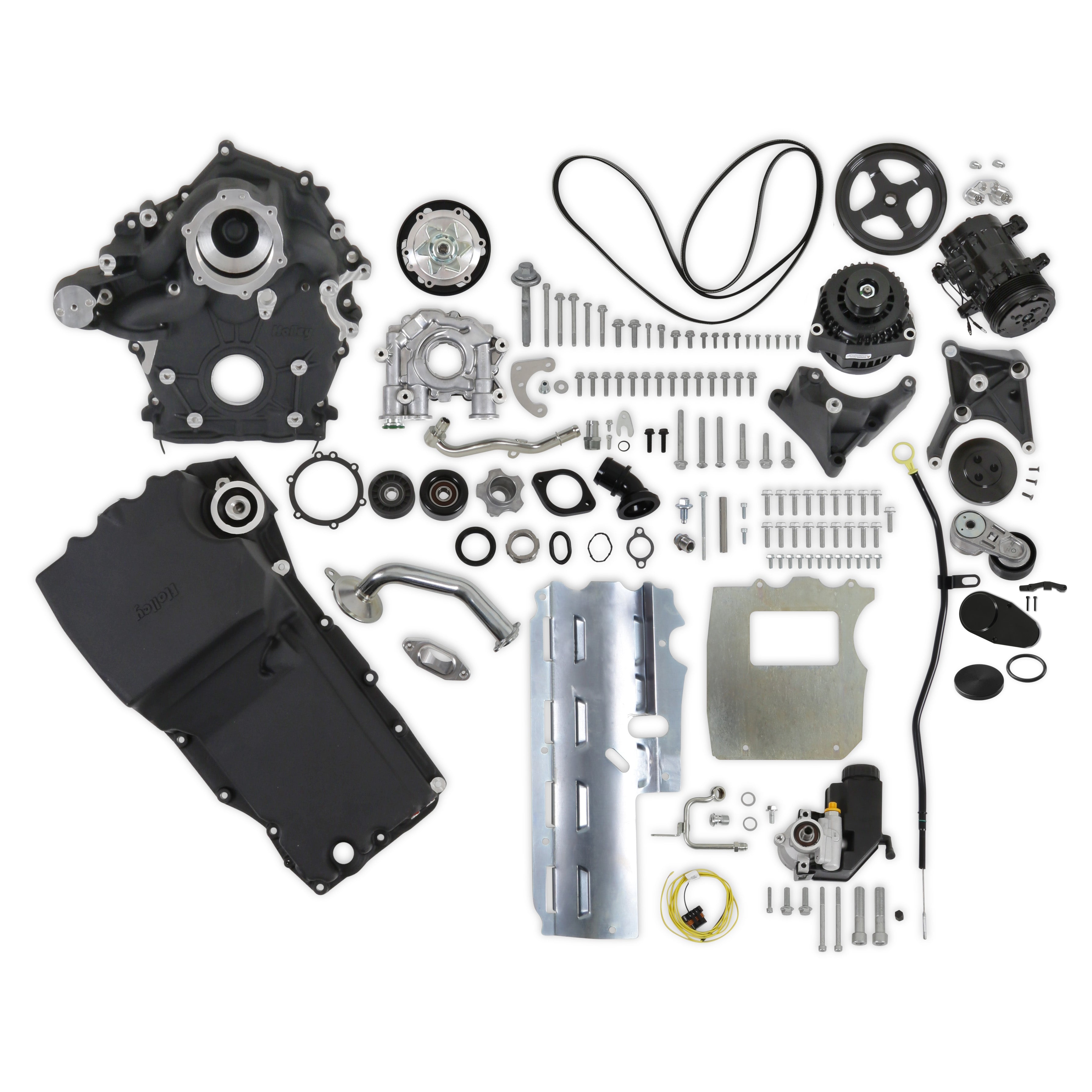 Holley 20-340BK Complete Acc. Drive/Oil Sys. Ford 7.3L Godzilla Holley 20-340BK