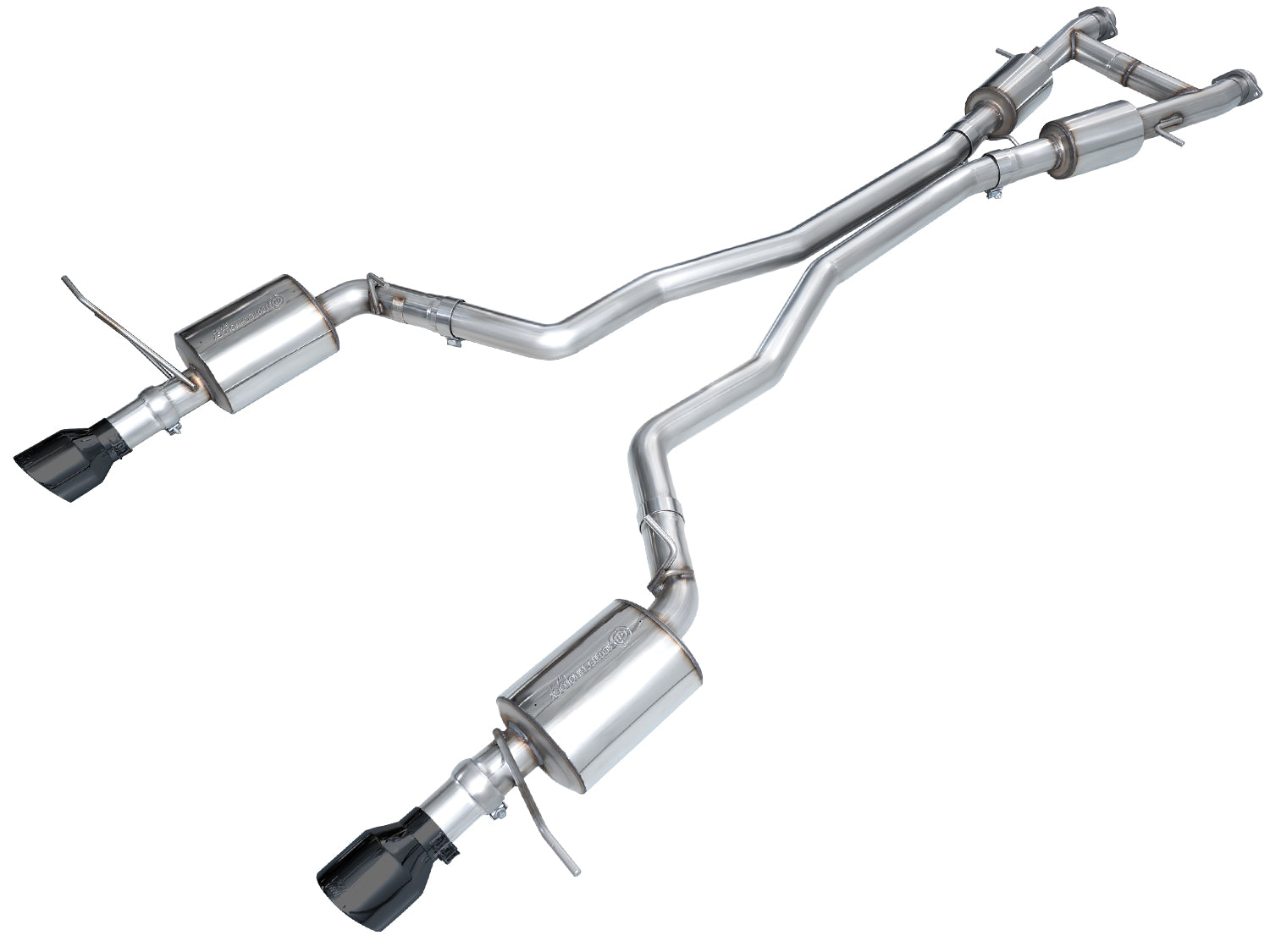 AWE Tuning 3015-33575 AWE Touring Edition Exhaust for Dodge Durango 3.6 / 5.7 - Diamond Black Tips AWE Tuning 3015-33575