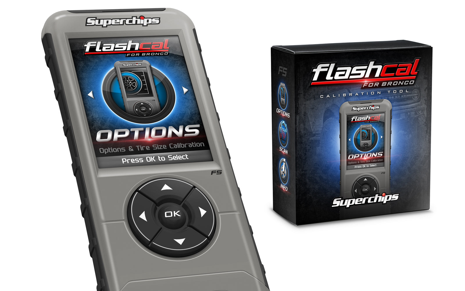 Superchips 1546 21-   Ford Bronco 2.3L Flashcal Tuner Superchips 1546