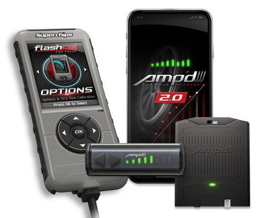 Superchips Flashcal and Amp'd 2.0 Kit