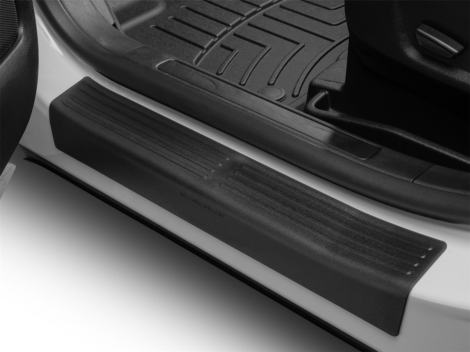 Weathertech ST022K1 Sill Protector; 4 Door Set; Black; Weathertech ST022K1
