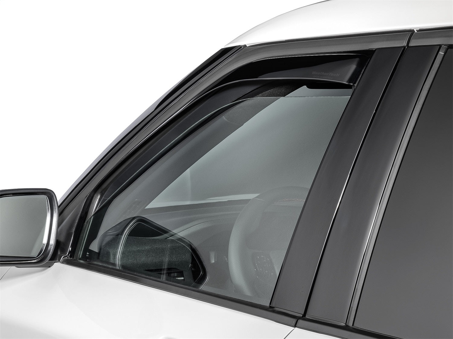Weathertech 80954IM Side Window Deflector; Front; Dark Tint; Weathertech 80954IM