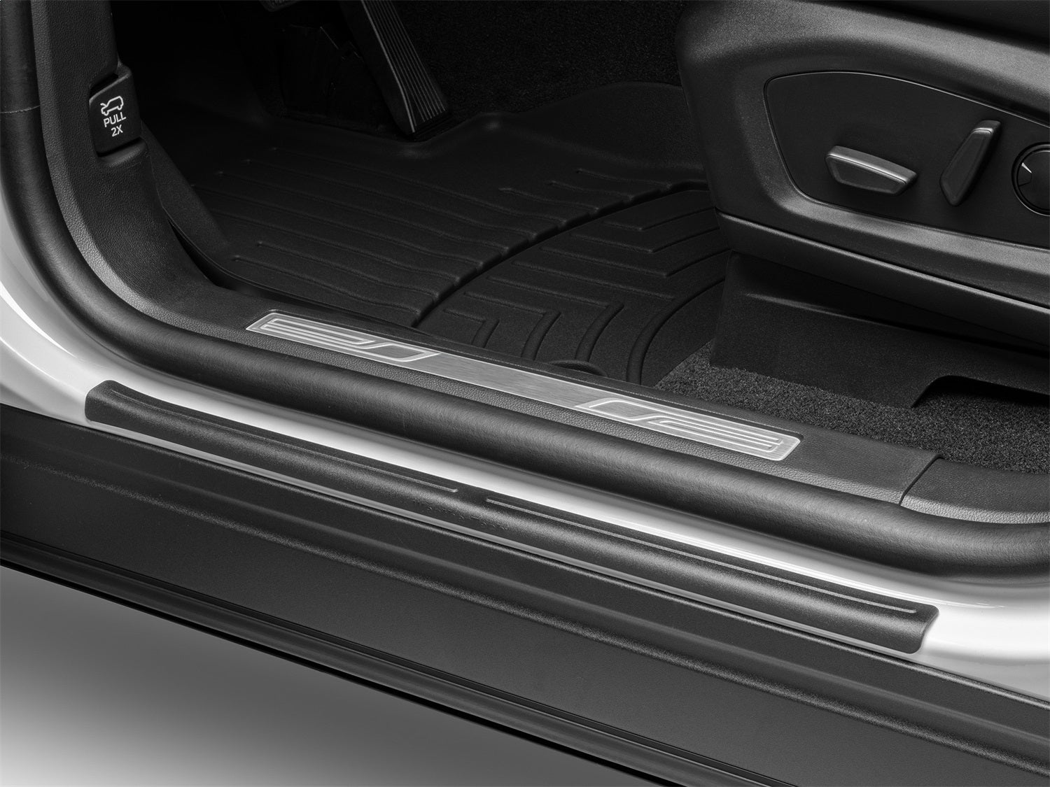 Weathertech ST021K1 Sill Protector; 4 Door Set; Black; Weathertech ST021K1
