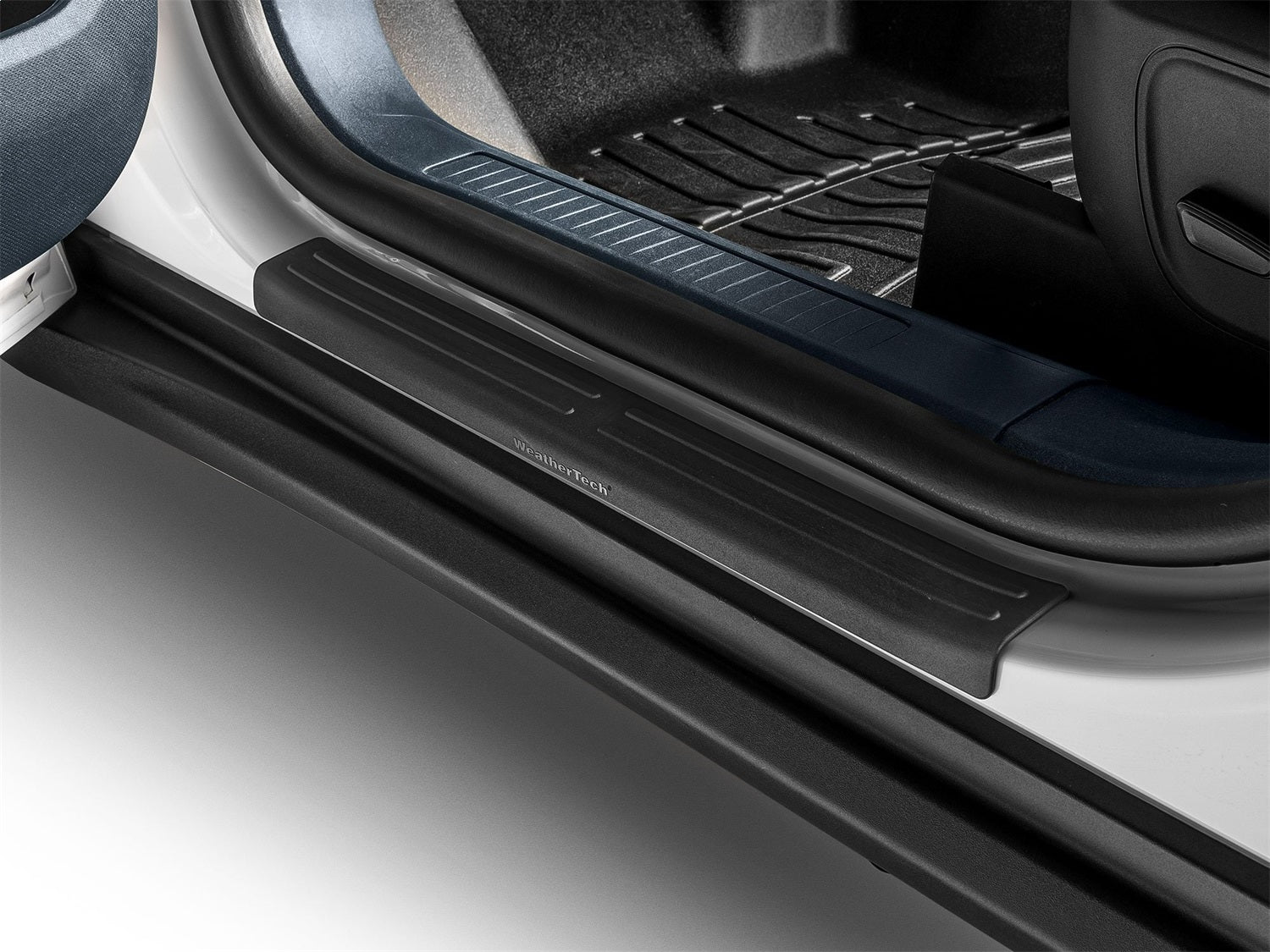Weathertech ST020K1 Sill Protector; 4 Door Set; Black; Weathertech ST020K1