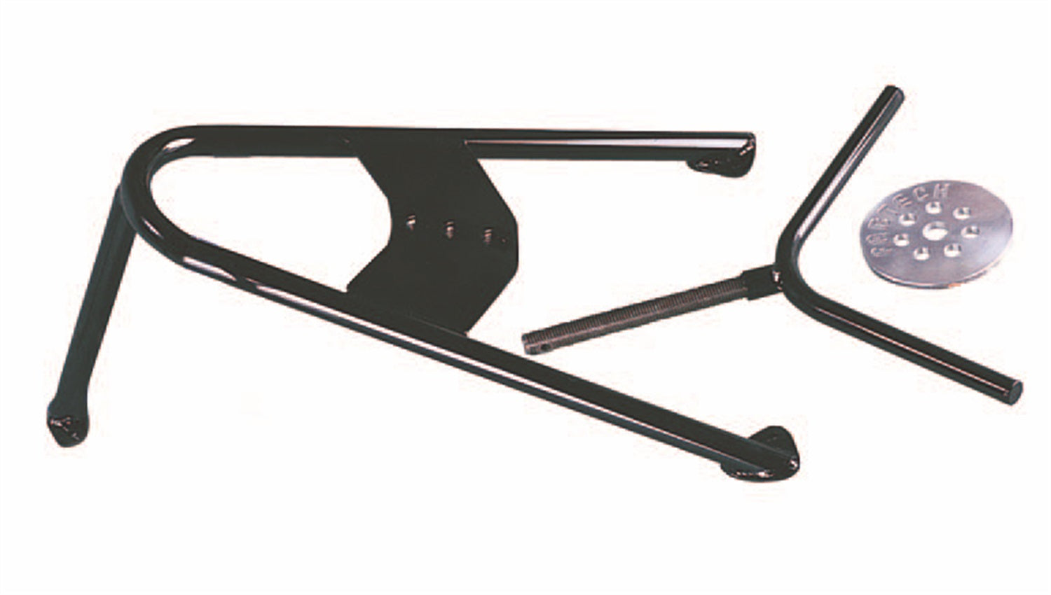 Fabtech FTT10002BK Spare Tire Mount Kit; Angled Spare Tire; Black; Fabtech FTT10002BK
