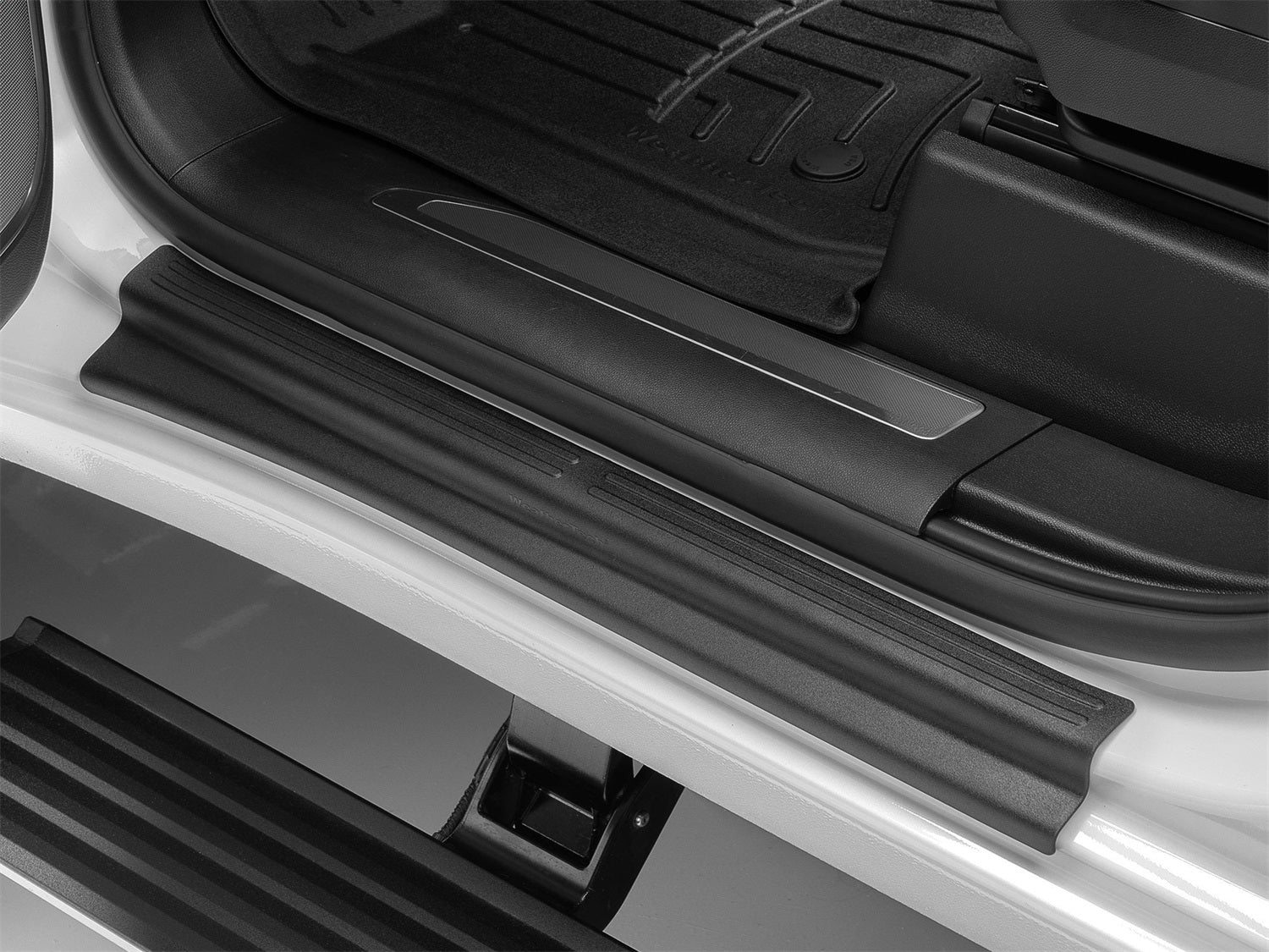 Weathertech ST015K1 Sill Protector; 4 Door Set; Black; Weathertech ST015K1