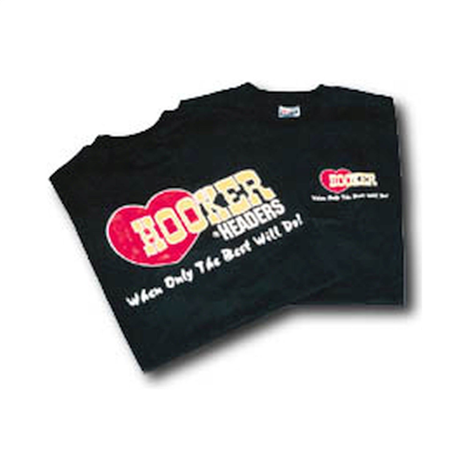 Hooker 10235HKR Hooker T-Shirt; Short Sleeve; Hooker Headers Logo Left Chest; Black; XLarge; Hooker 10235HKR