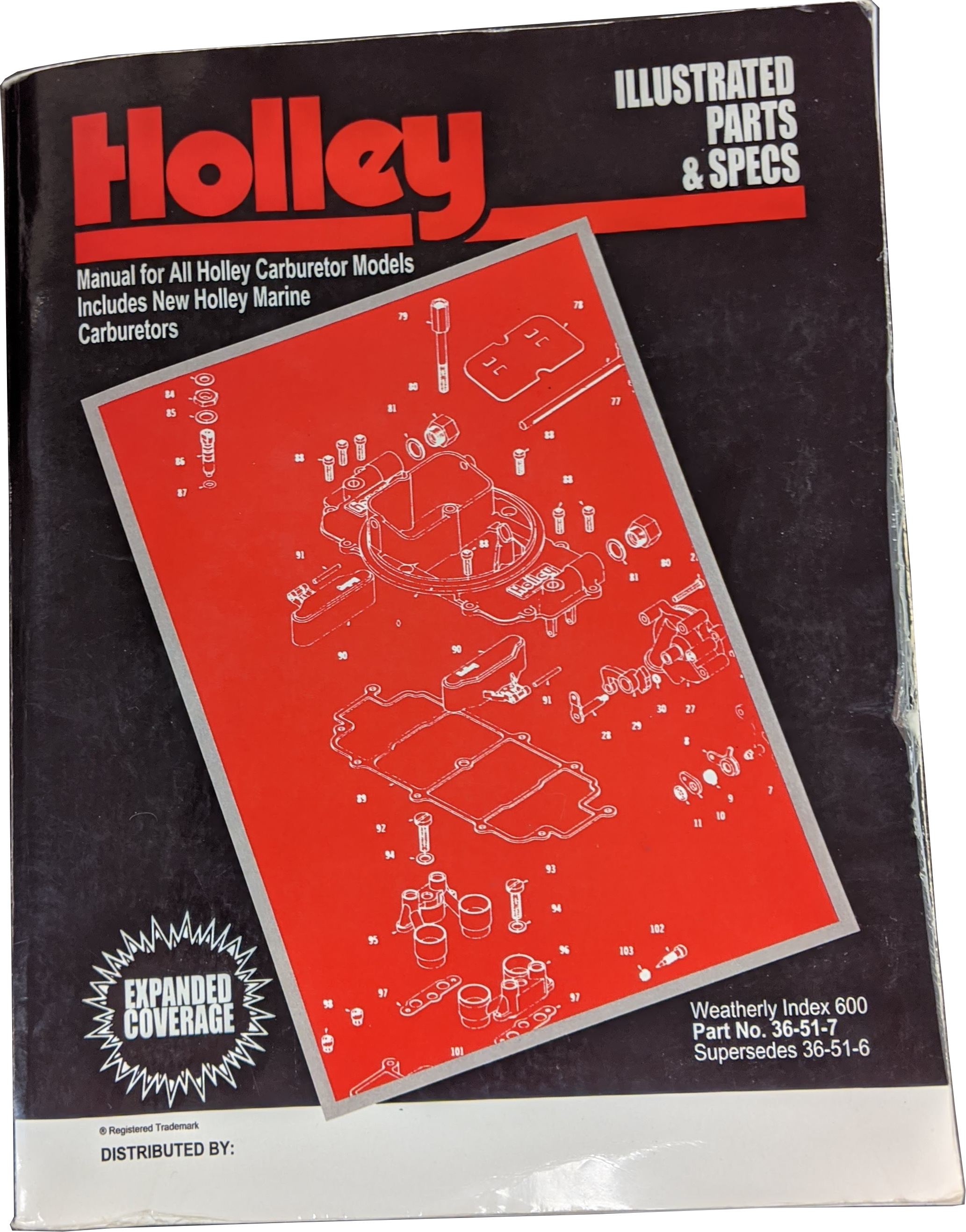 Holley 36-51-7 Manual Illustrated Parts & Specs Manual Holley 36-51-7