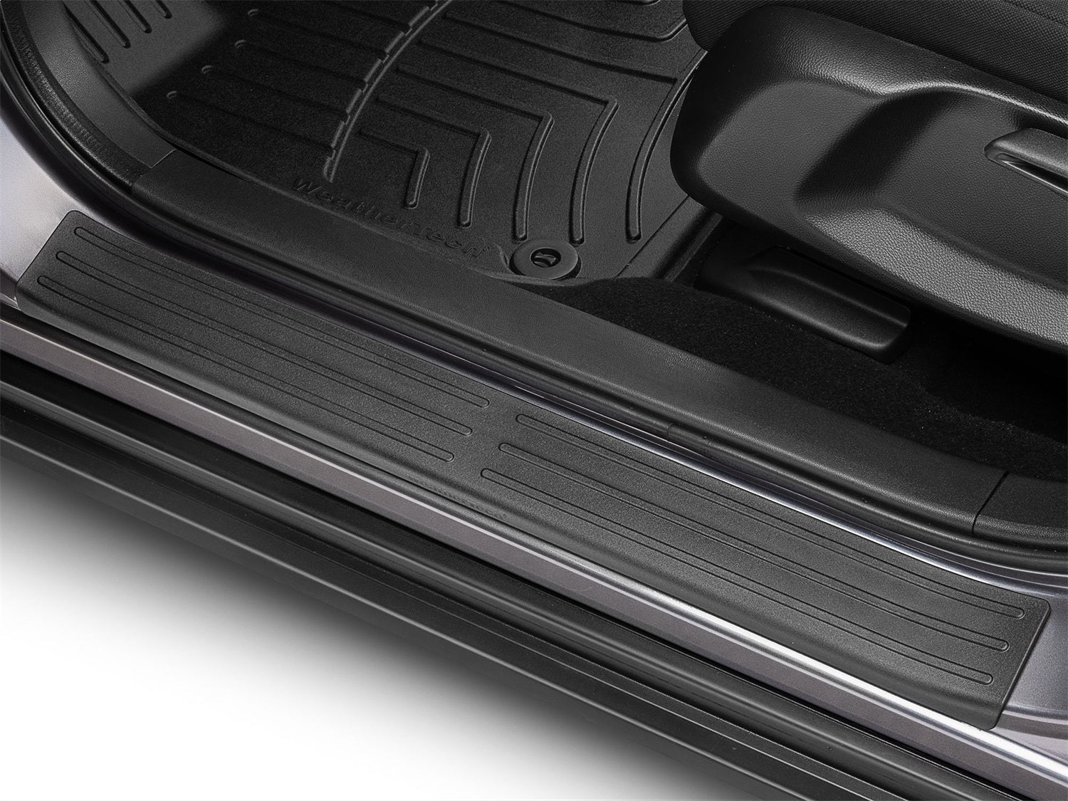 Weathertech ST054K1 Sill Protector; 4 Door Set; Black; Weathertech ST054K1