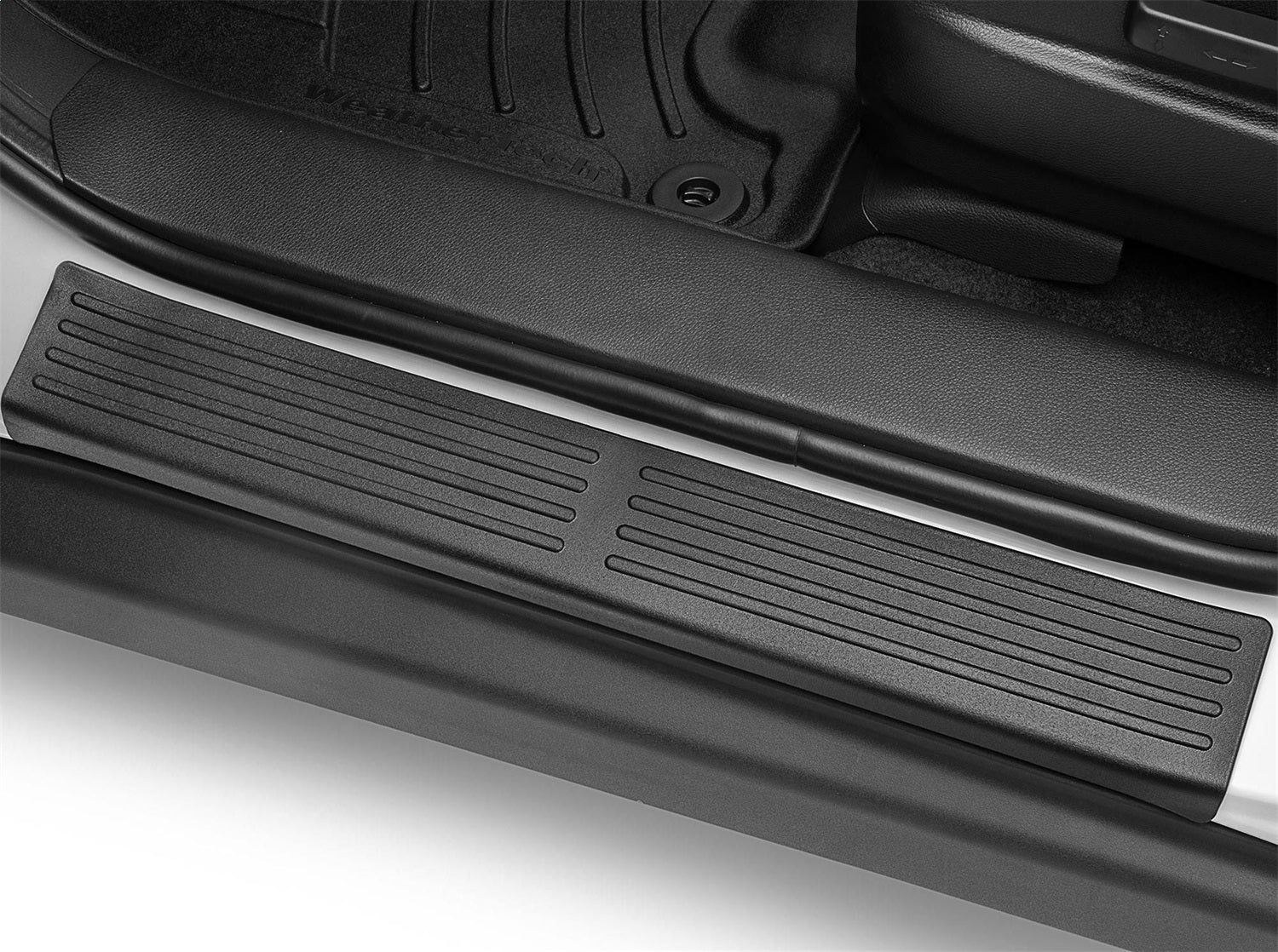 Weathertech ST053K1 Sill Protector; 4 Door Set; Black; Weathertech ST053K1