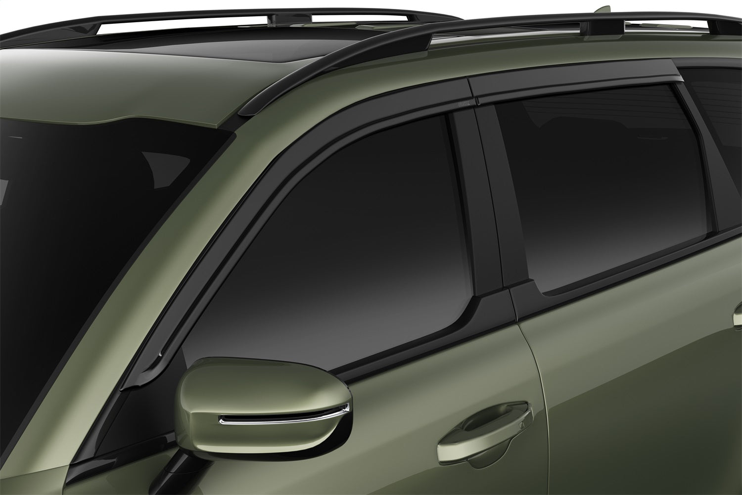 Husky Liners 2854143 Low Profile Ventvisor Deflector; Smoke; Outside Mount; 4 pc. Husky Liners 2854143
