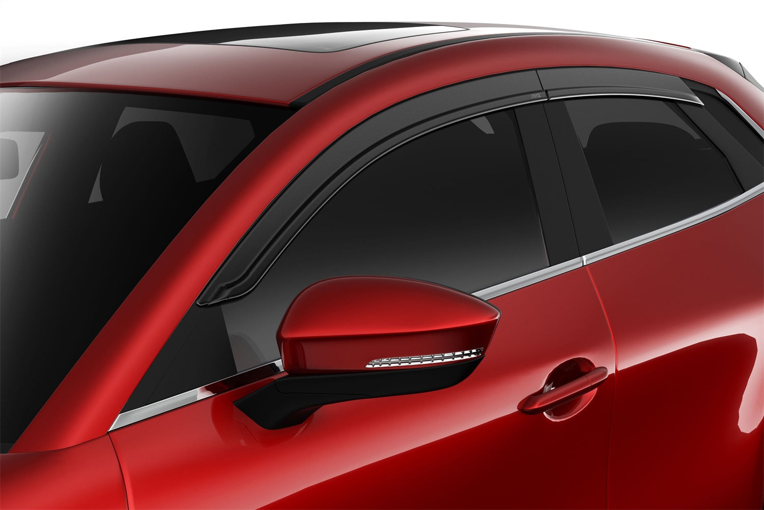 Husky Liners 2854128 Low Profile Ventvisor Deflector; Smoke; Outside Mount; 4 pc. Husky Liners 2854128