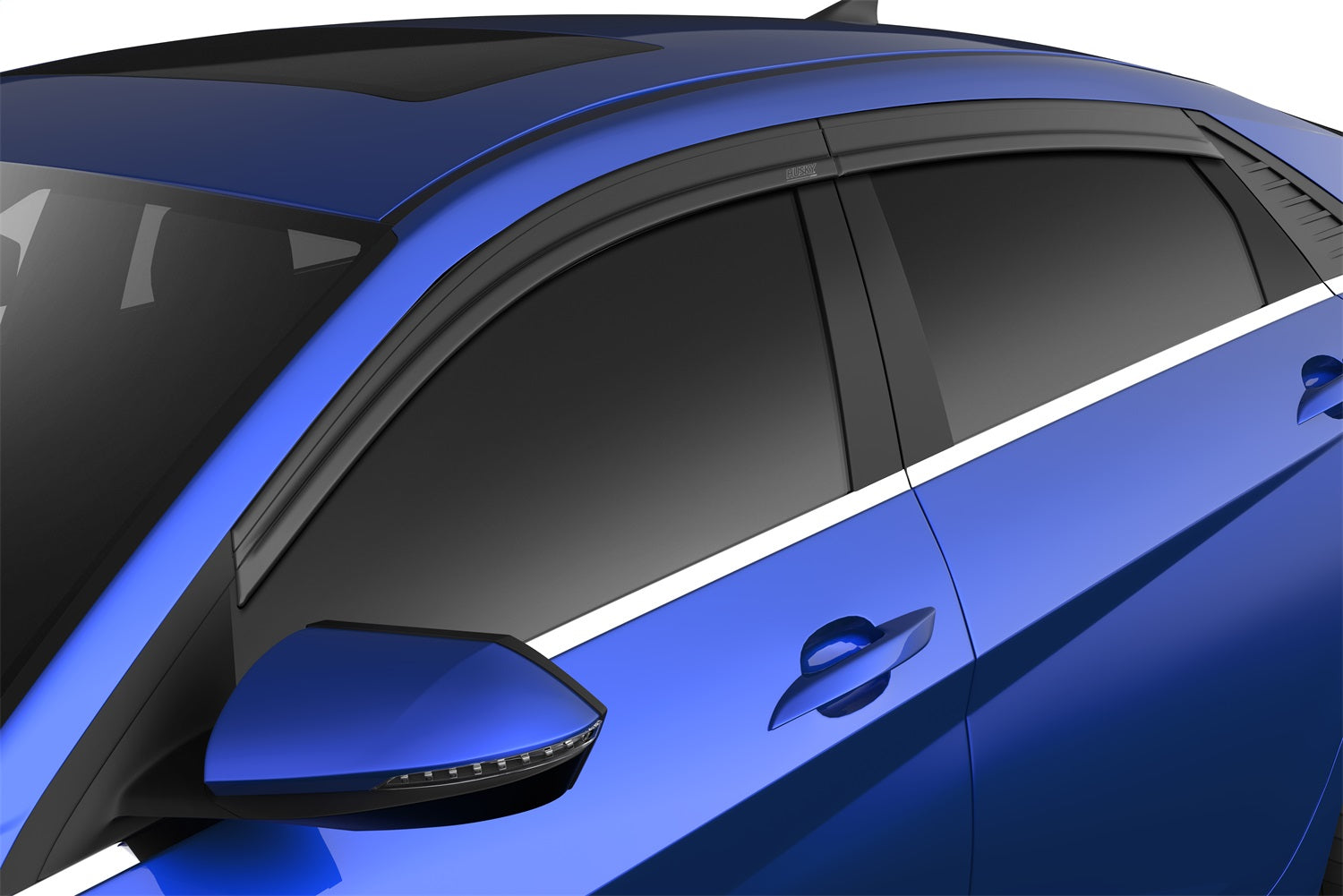Husky Liners 2854118 Low Profile Ventvisor Deflector; Smoke; Outside Mount; 4 pc. Husky Liners 2854118